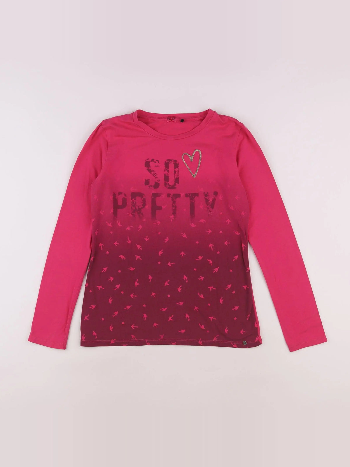 IKKS - tee-shirt rose - 12 ans