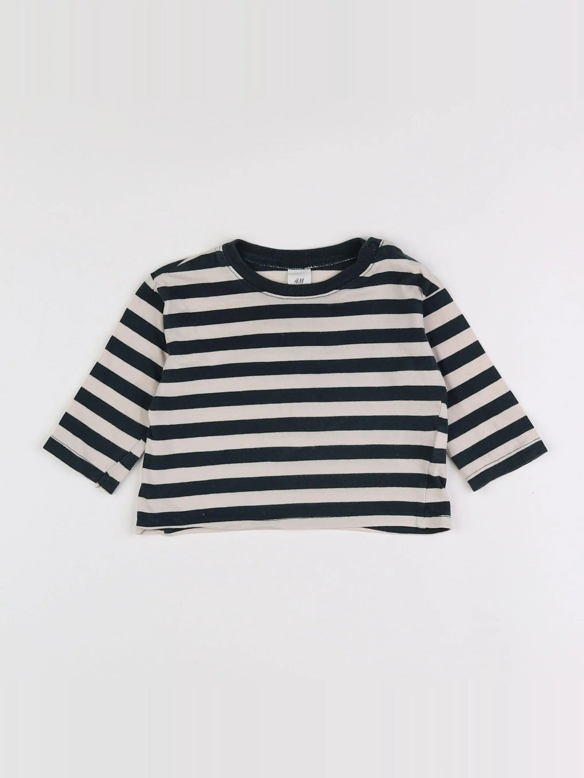 H&M - tee-shirt vert - 4/6 mois