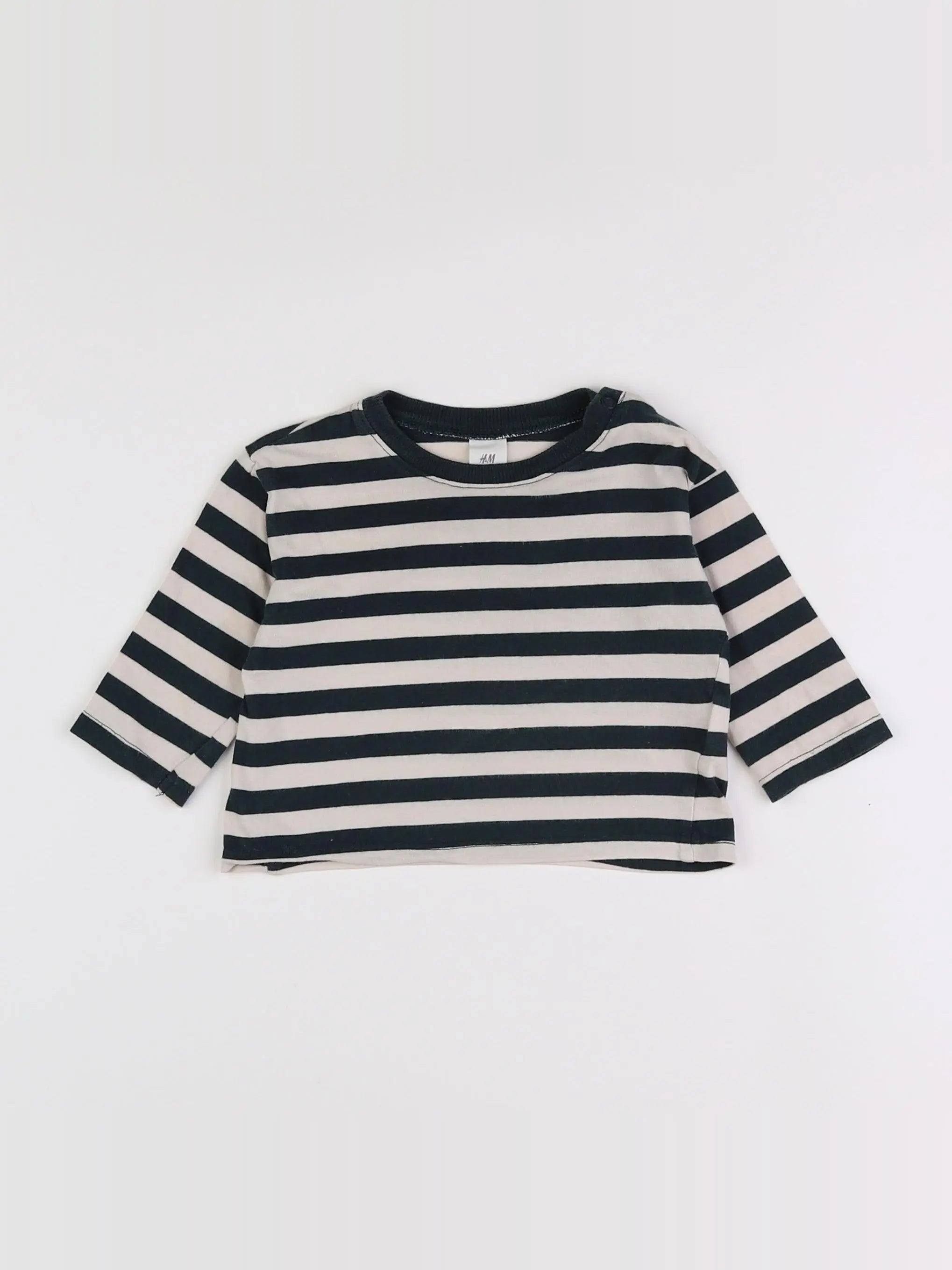 H&M - tee-shirt vert - 4/6 mois