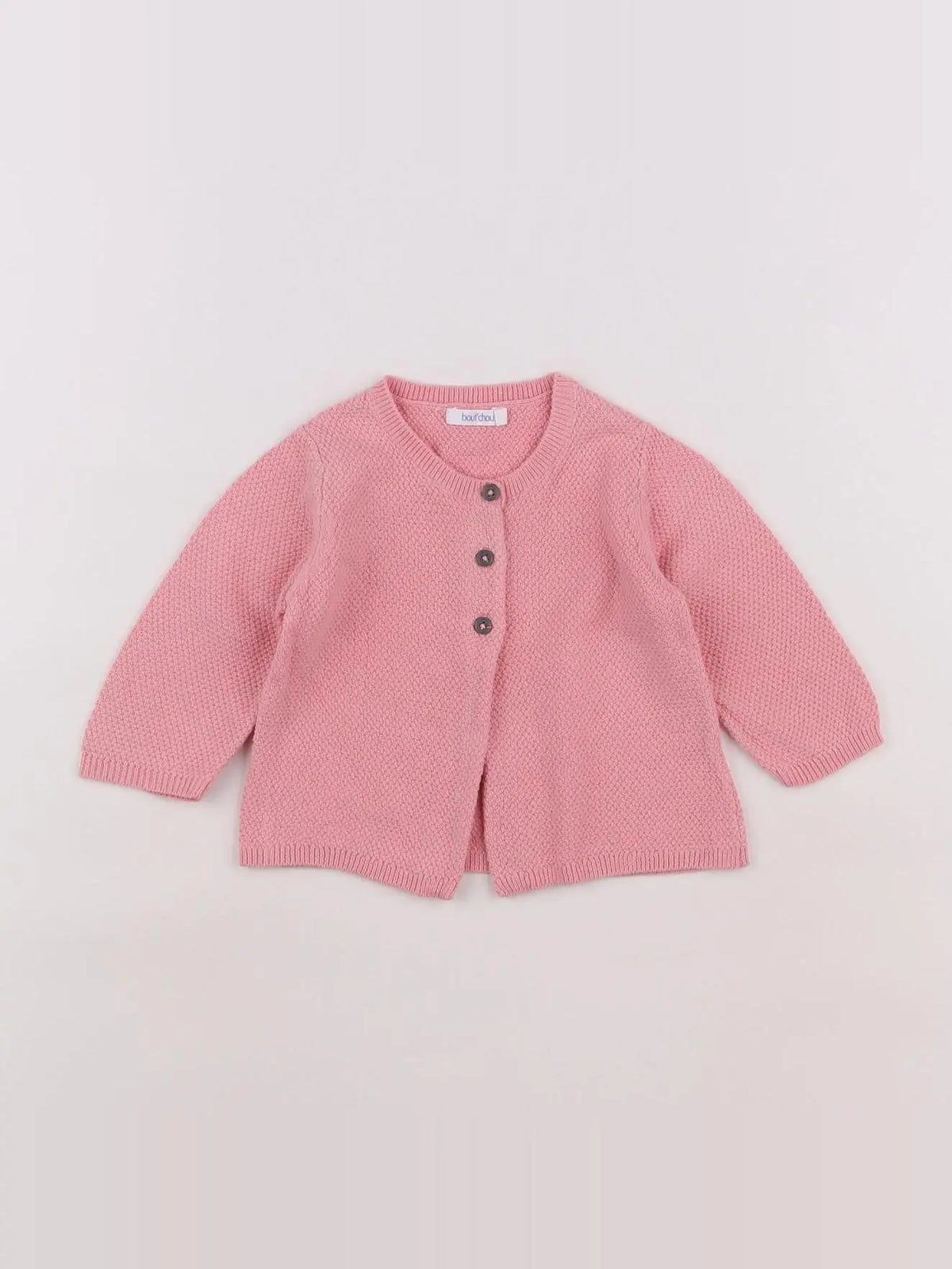 Boutchou - gilet rose - 6 mois