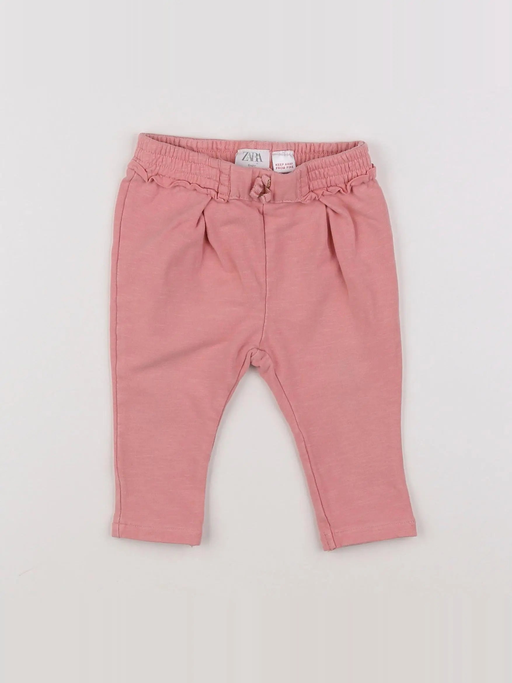 Zara - jogging rose - 3/6 mois