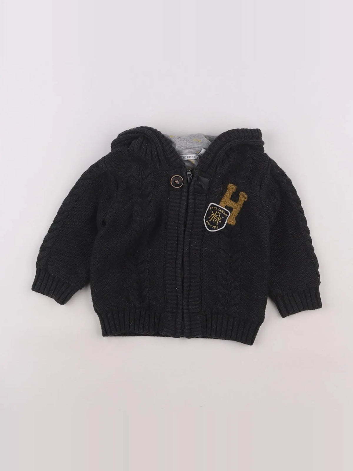 IKKS - gilet gris - 12 mois
