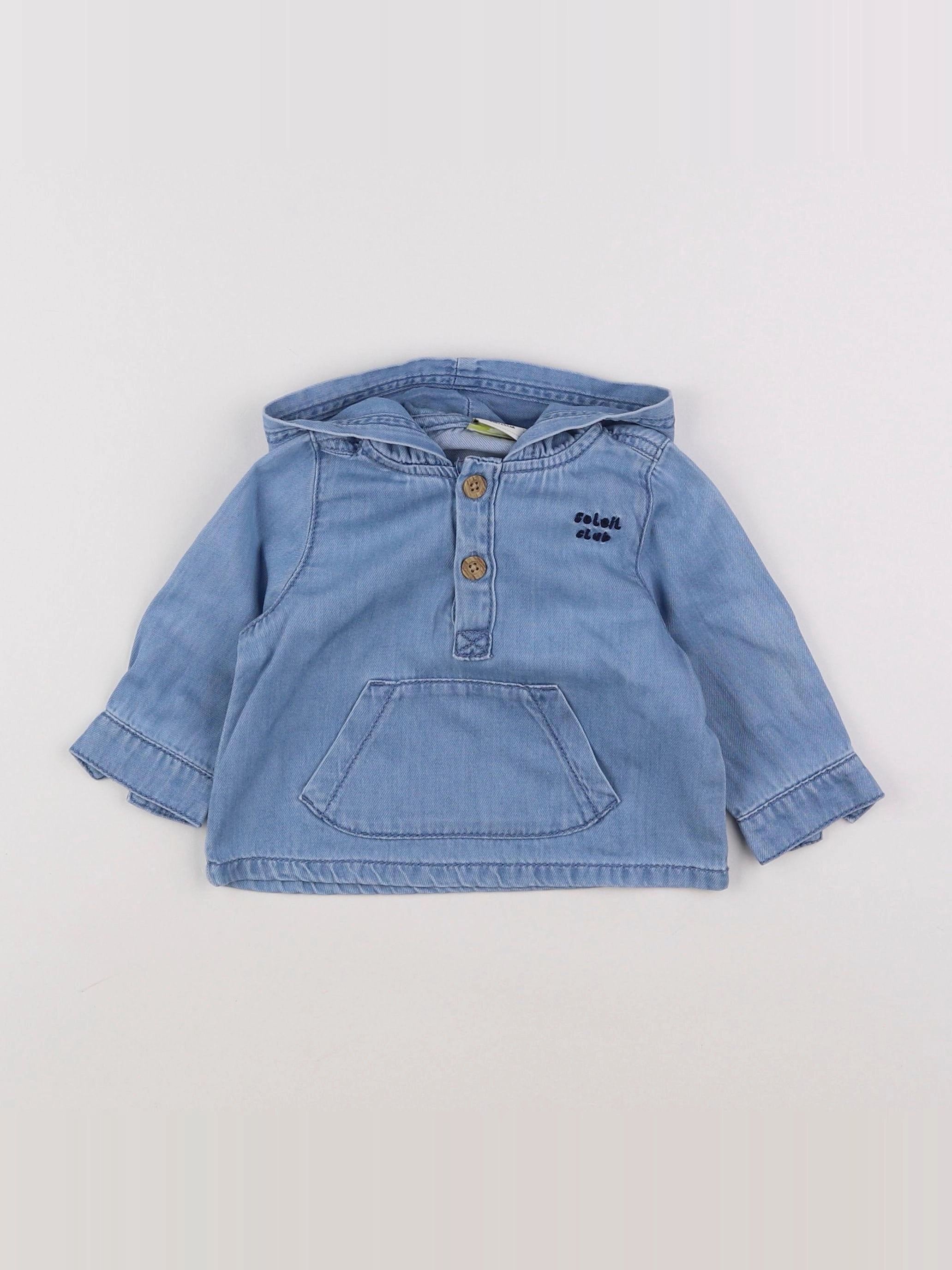 Tape à l'oeil - chemise bleu - 6 mois