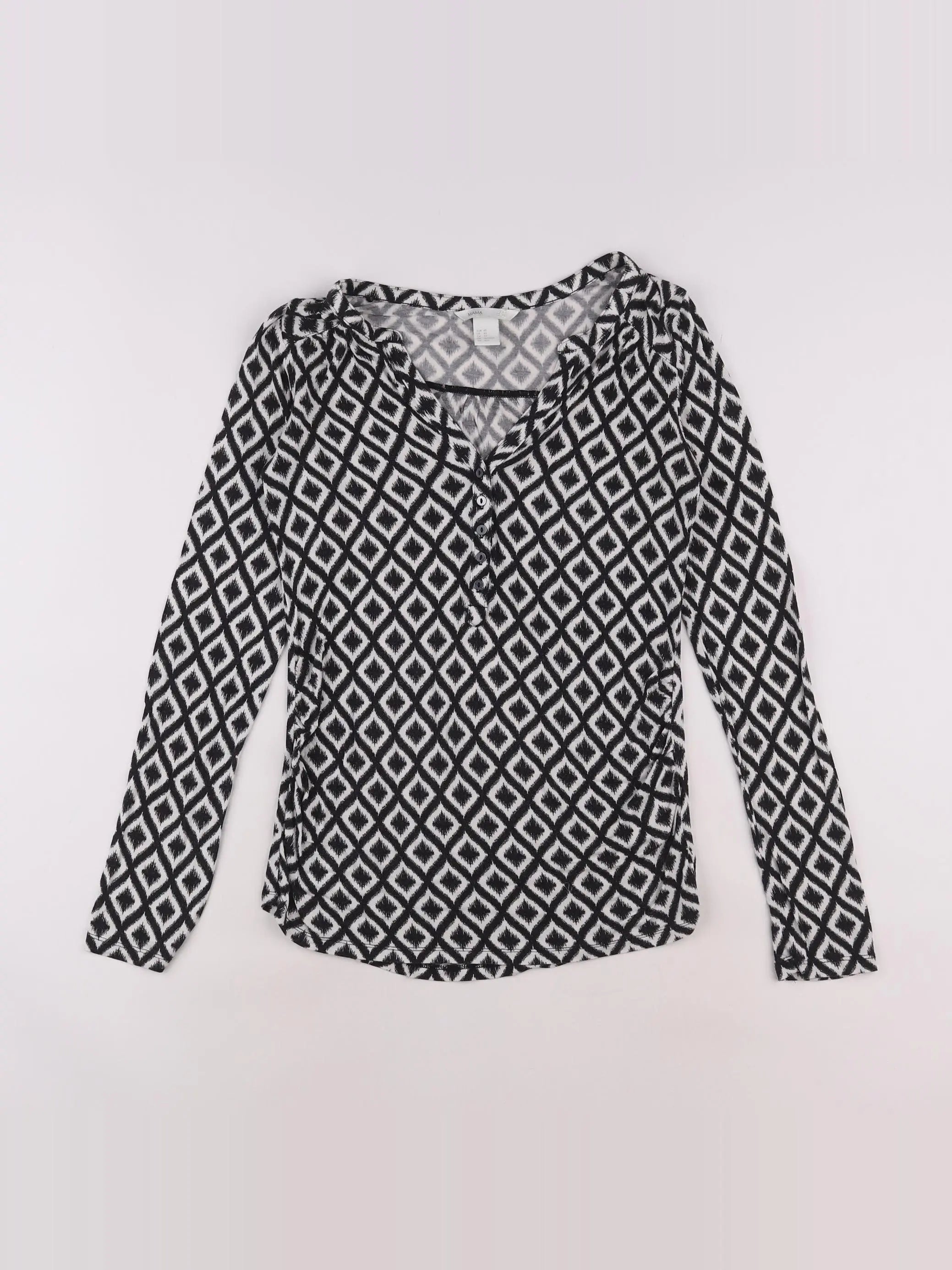 H&M - tee-shirt grossesse noir - 34