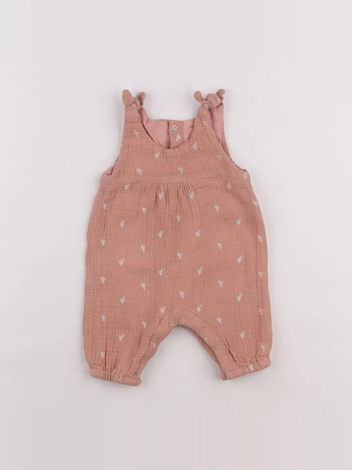 Vertbaudet - combinaison doublé rose - 3 mois