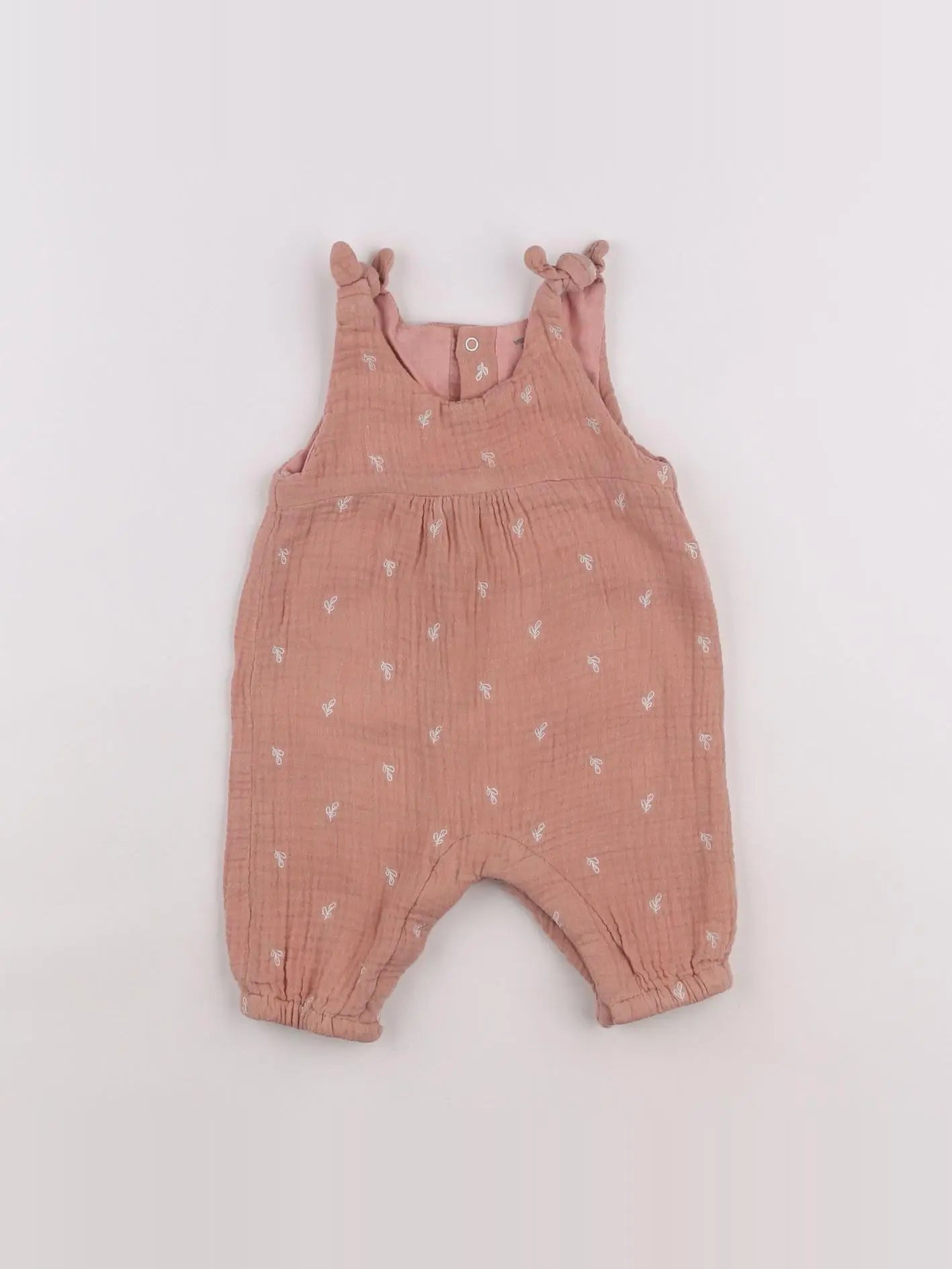 Vertbaudet - combinaison doublé rose - 3 mois