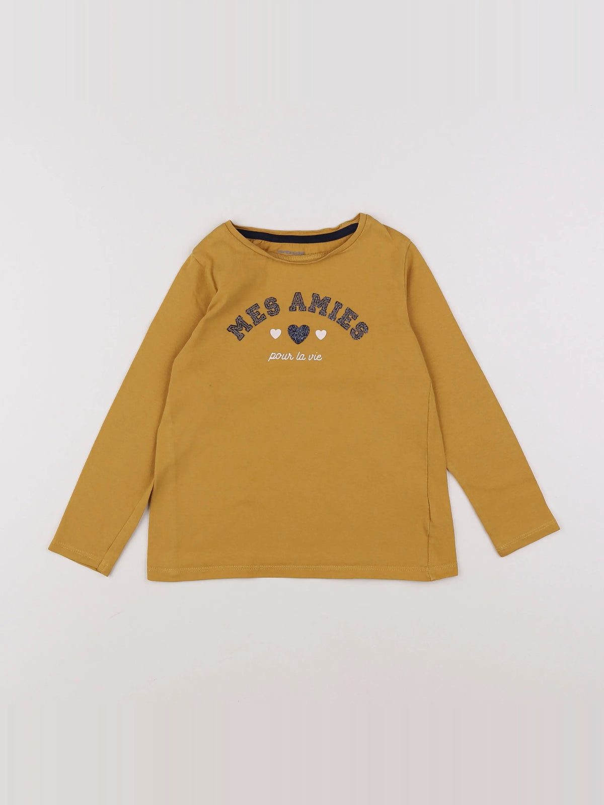 Vertbaudet - tee-shirt jaune - 5 ans