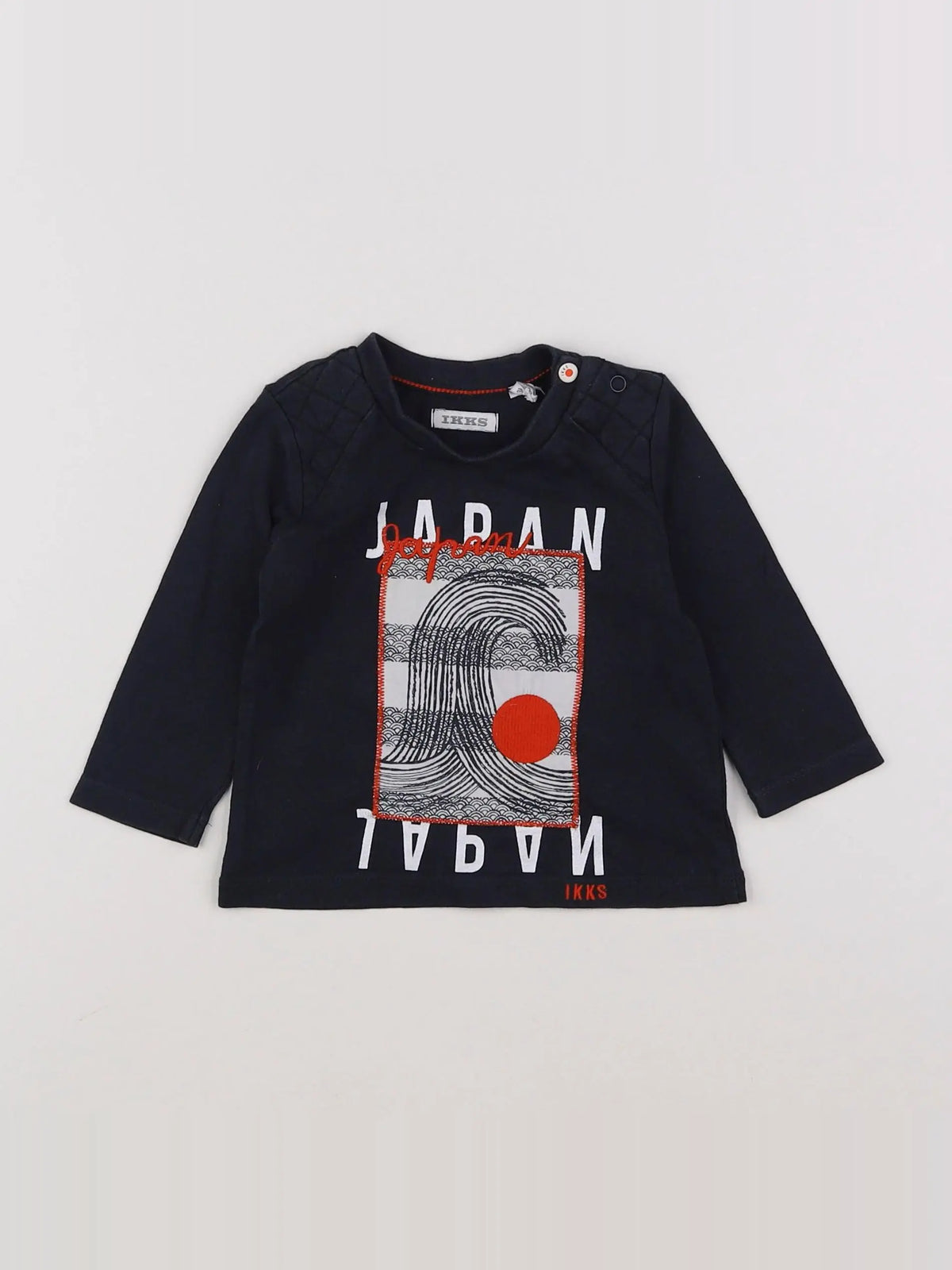 IKKS - tee-shirt bleu - 3 mois