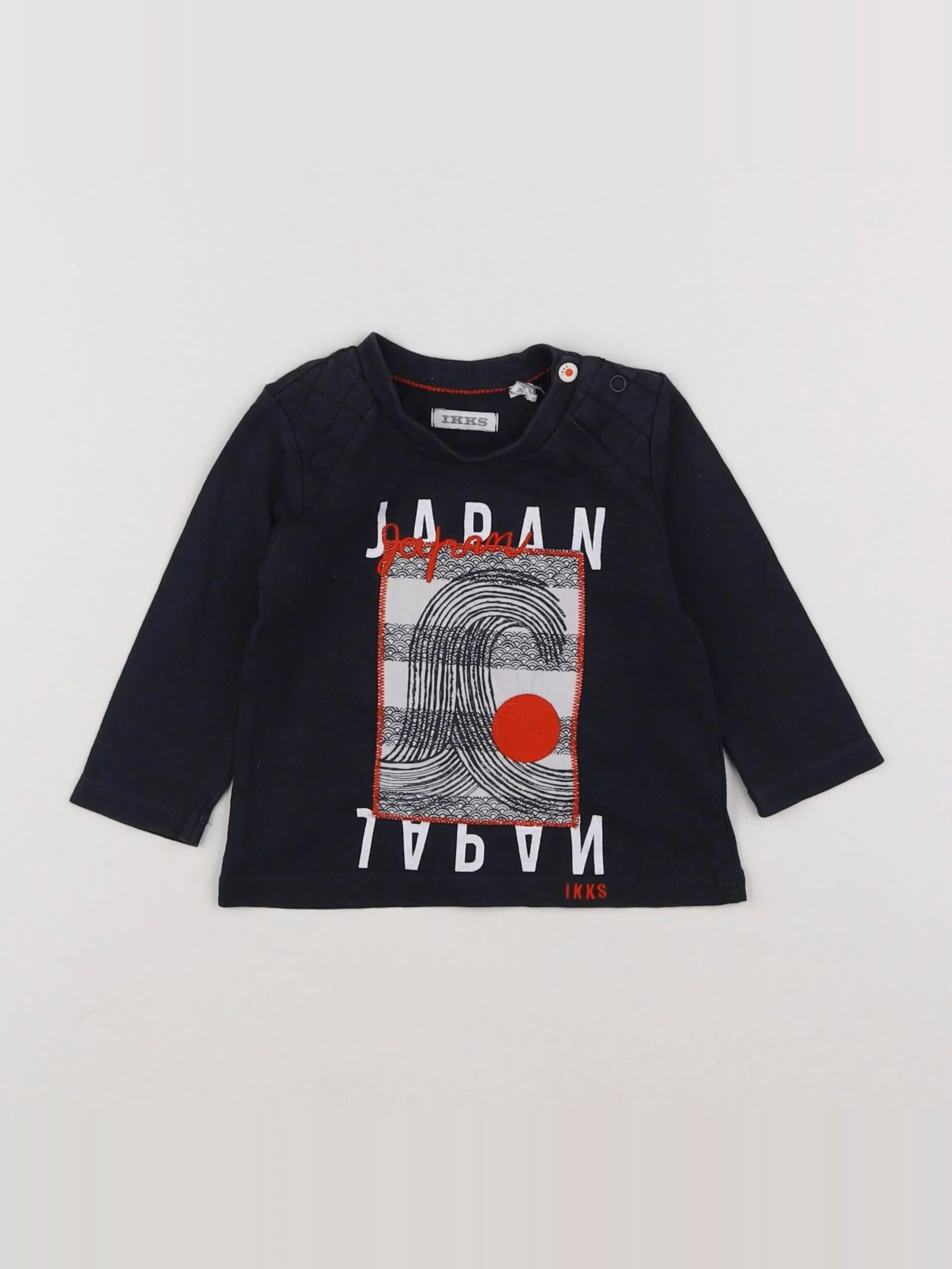 IKKS - tee-shirt bleu - 3 mois