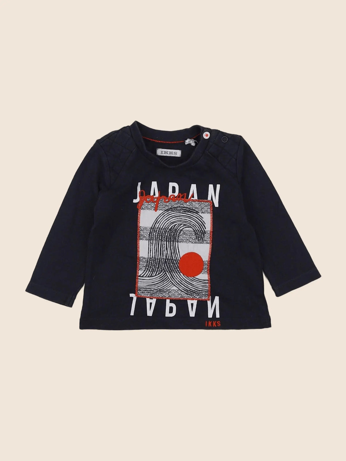 IKKS - tee-shirt bleu - 3 mois