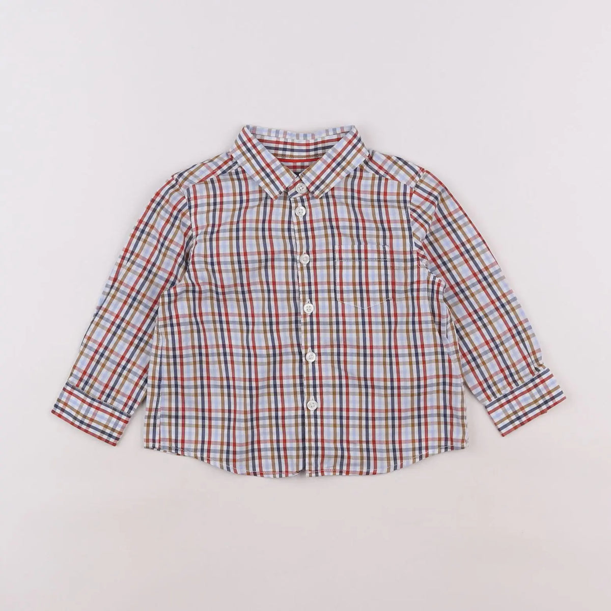 Cyrillus - chemise multicolore - 12 mois