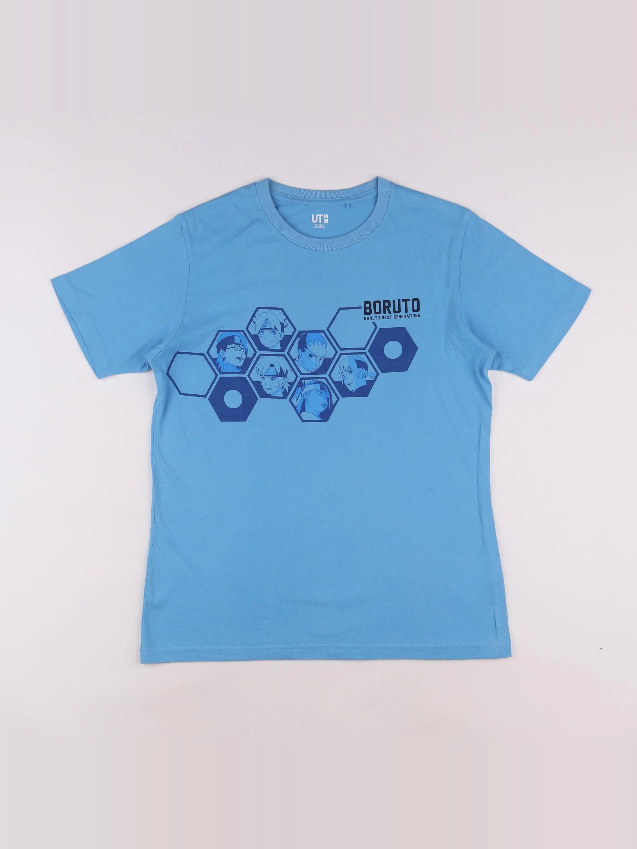 Uniqlo - tee-shirt bleu - 13 ans