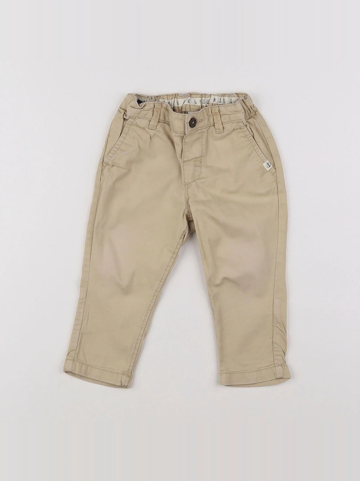 H&M - pantalon marron - 9/12 mois
