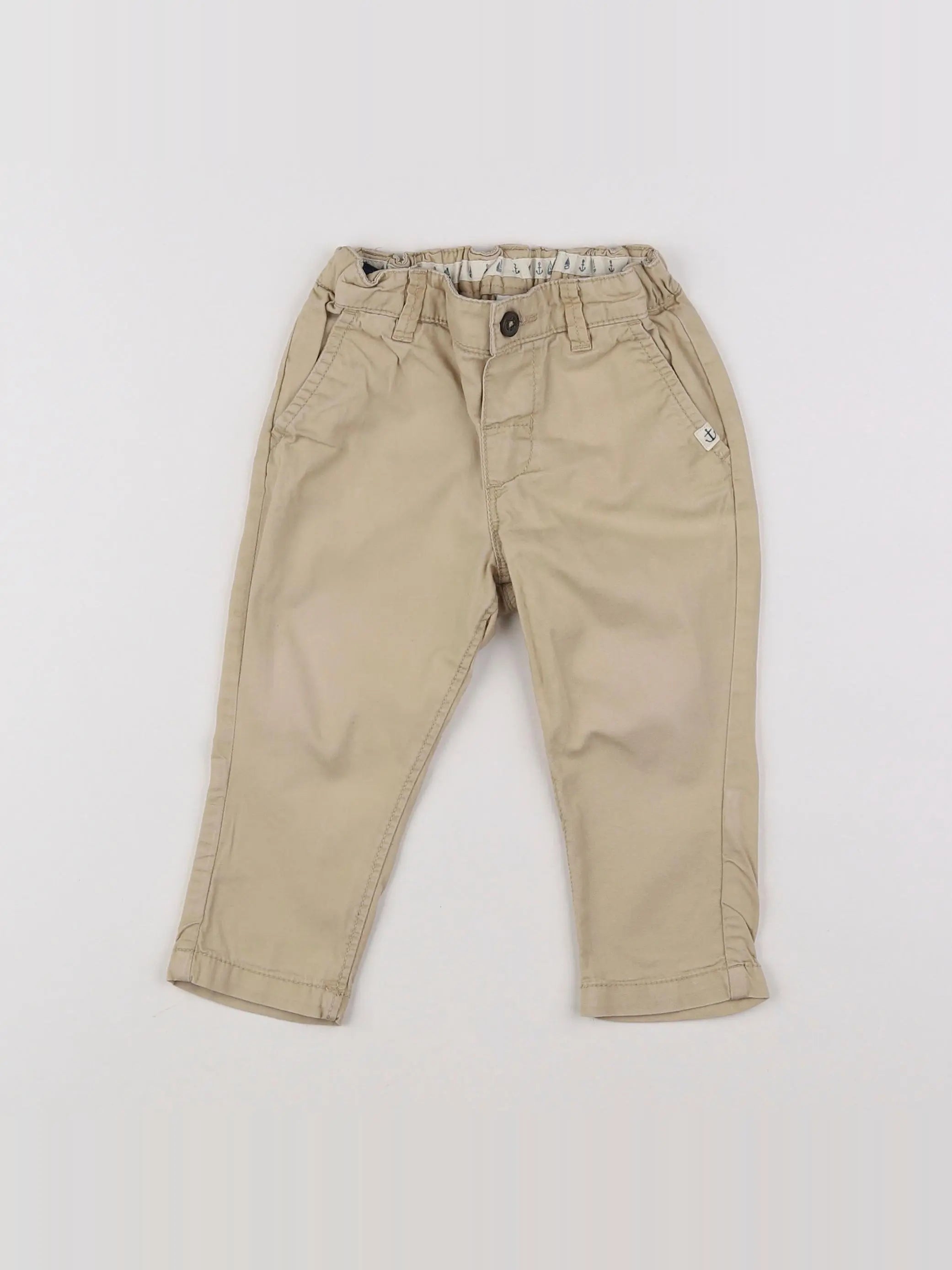 H&M - pantalon marron - 9/12 mois