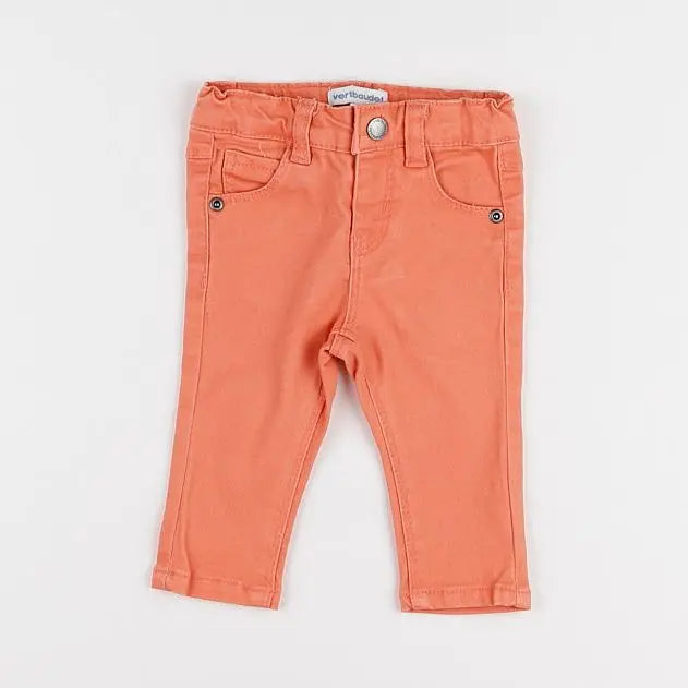 Vertbaudet - pantalon rose - 3 mois