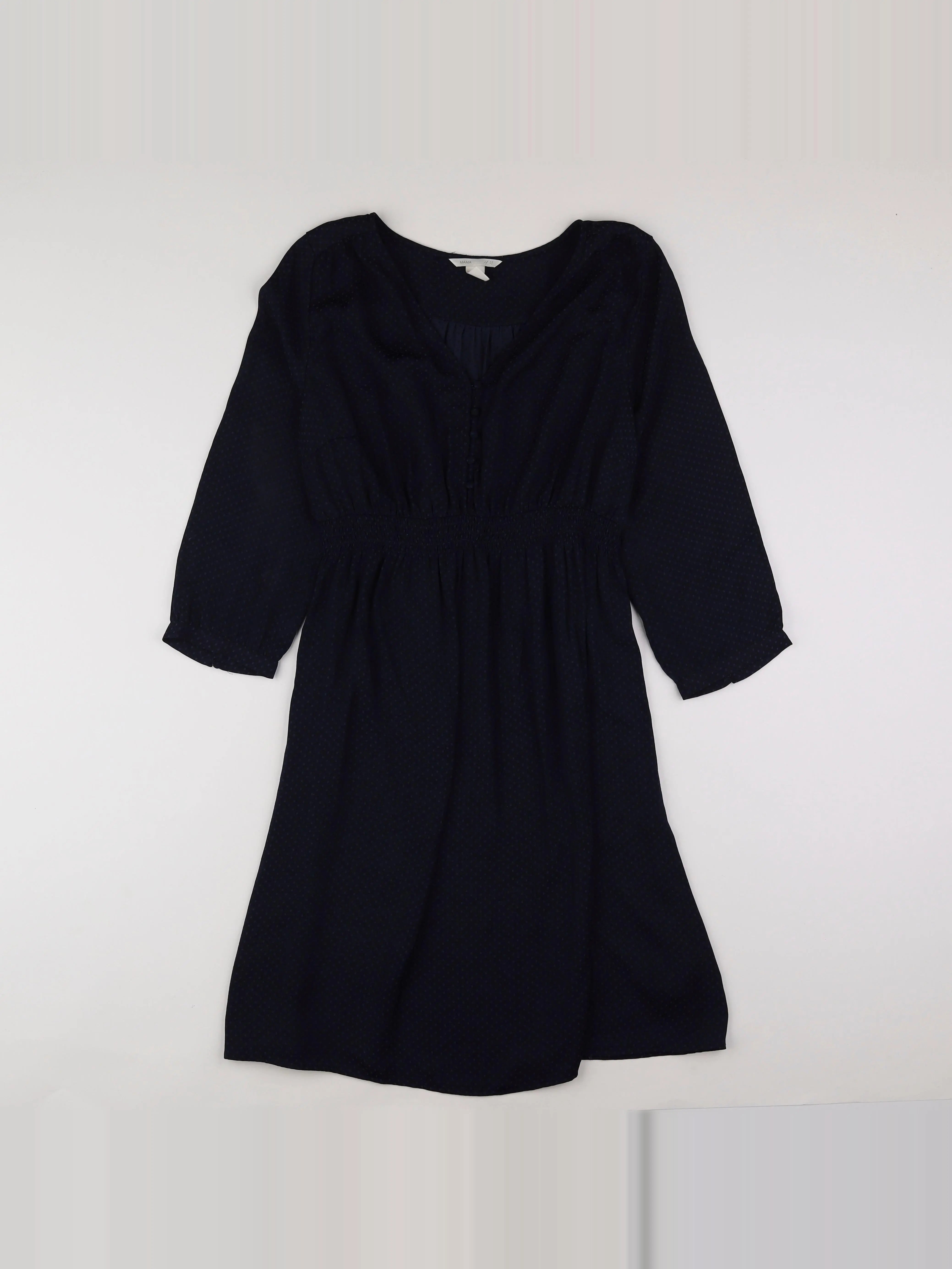 H&M - robe grossesse bleu - 40