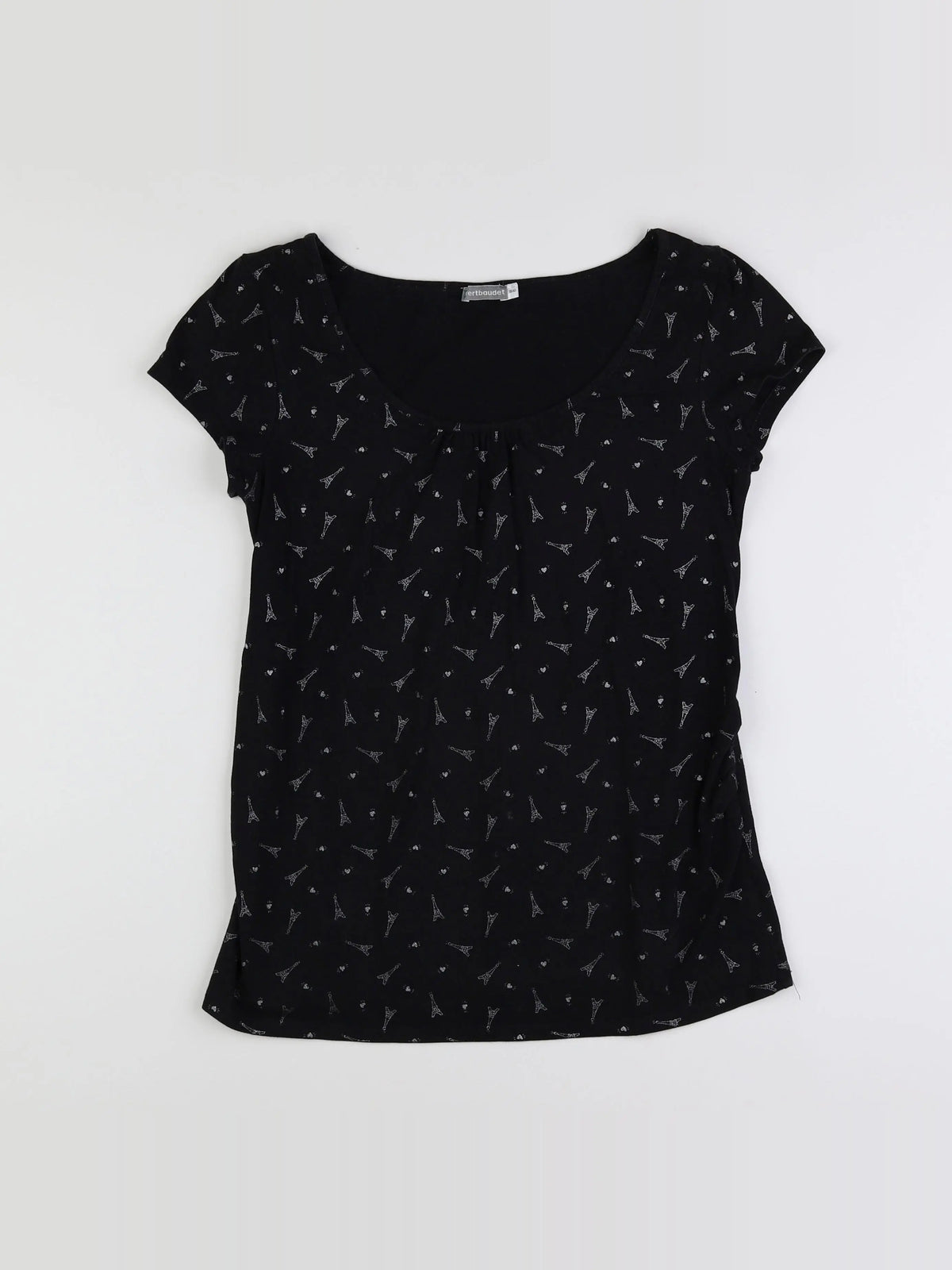 Vertbaudet - tee-shirt grossesse noir - 38