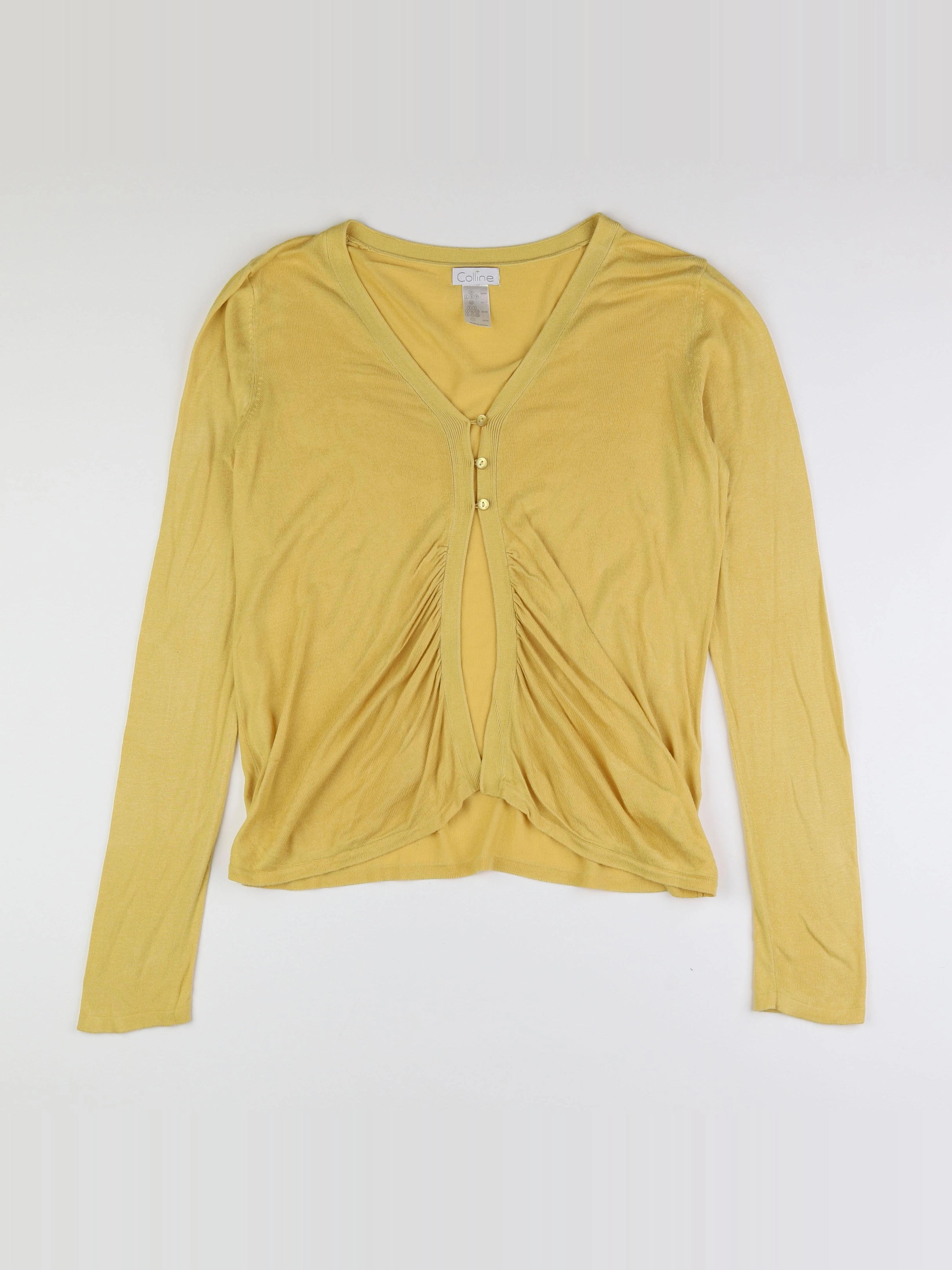 Vertbaudet - gilet grossesse jaune - 38 à 40