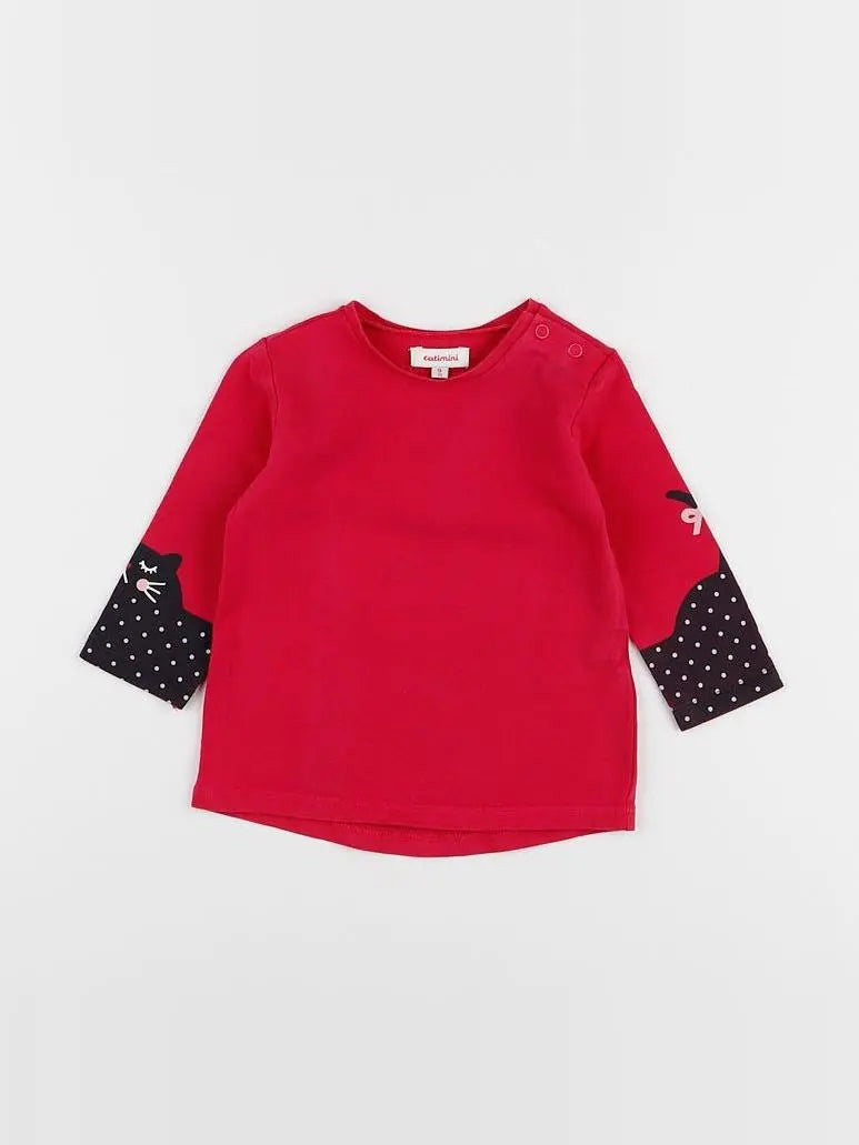 Catimini - tee-shirt rose - 9 mois