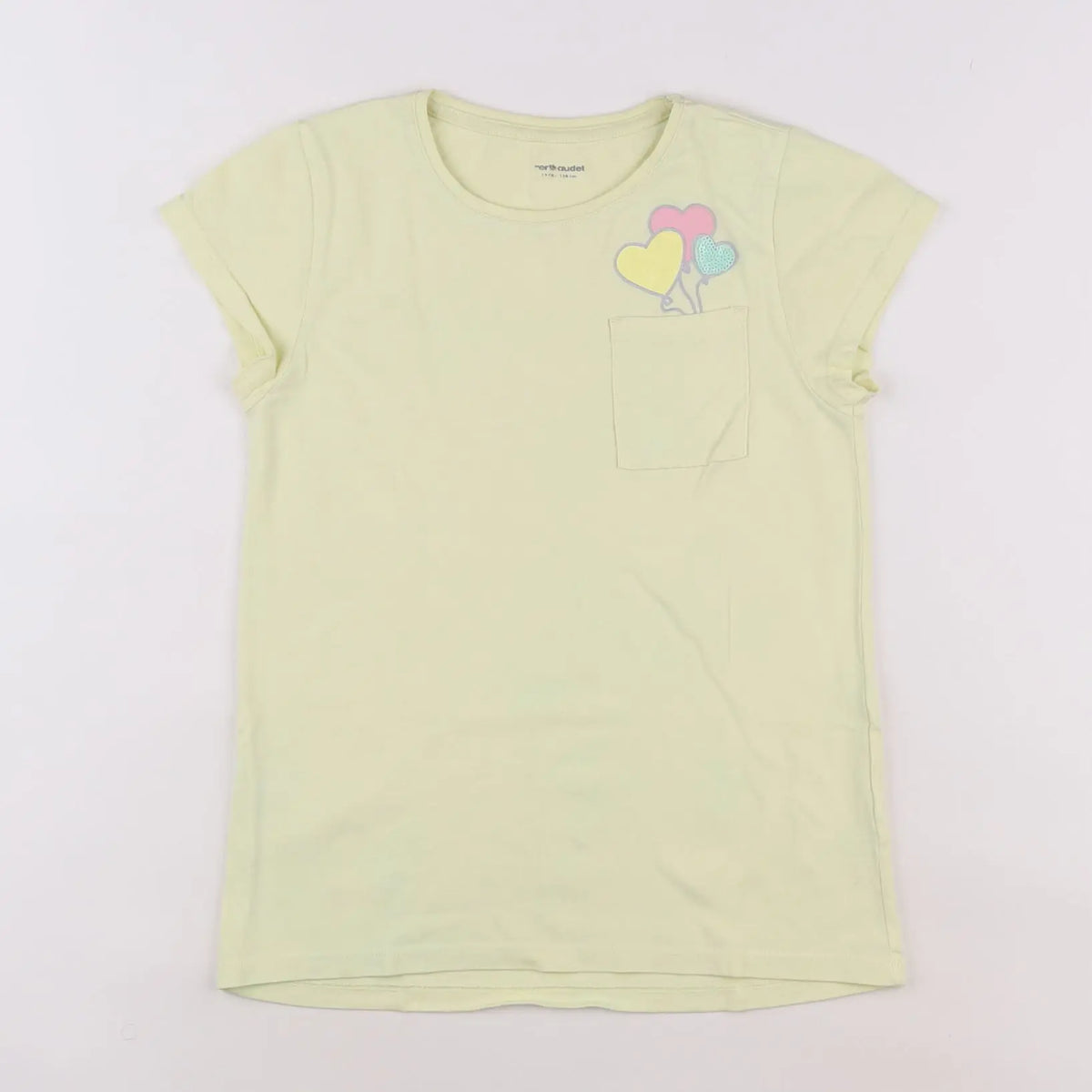 Vertbaudet - tee-shirt jaune - 10 ans