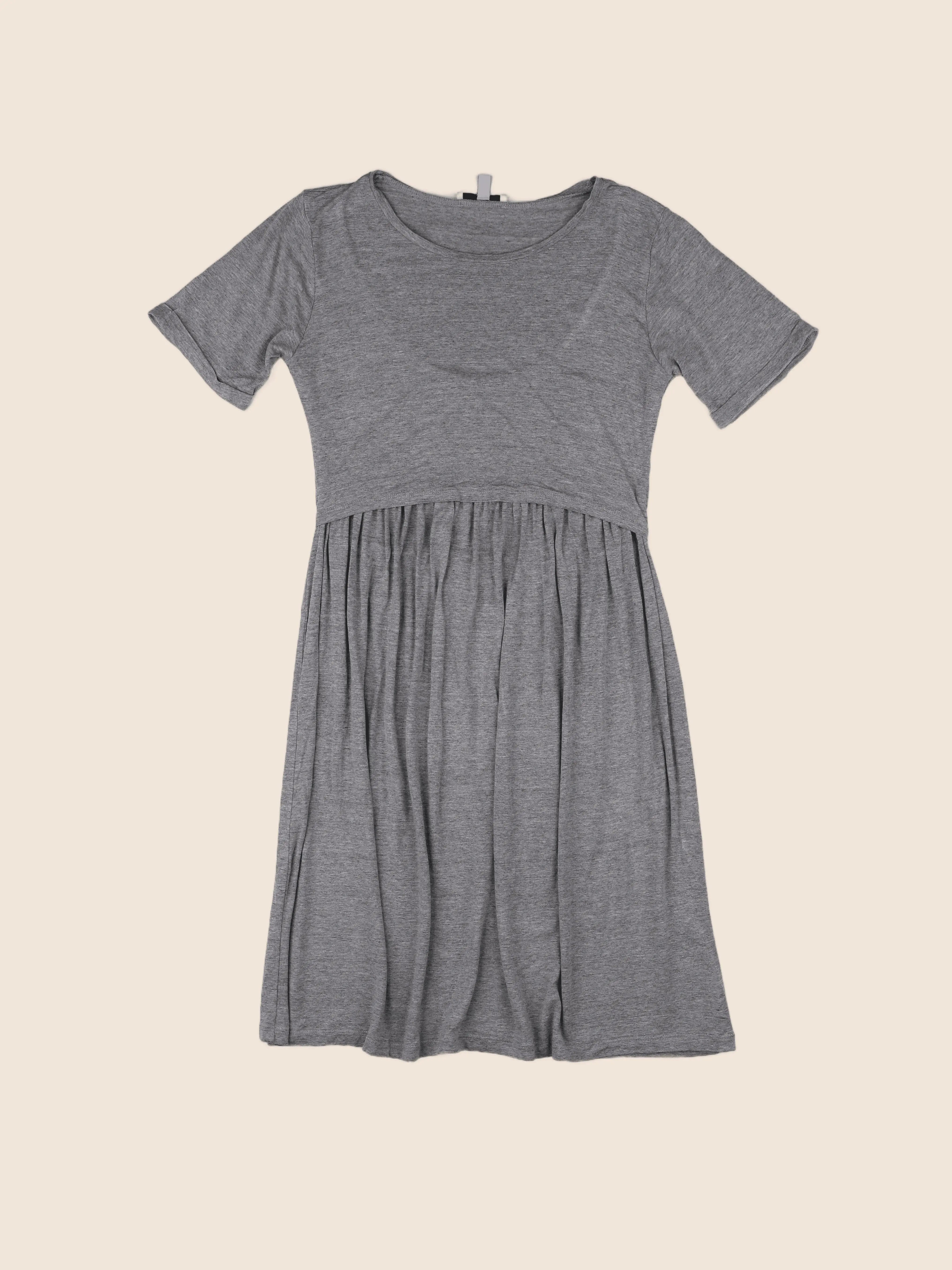 Envie de fraise - robe grossesse gris - 38 à 40