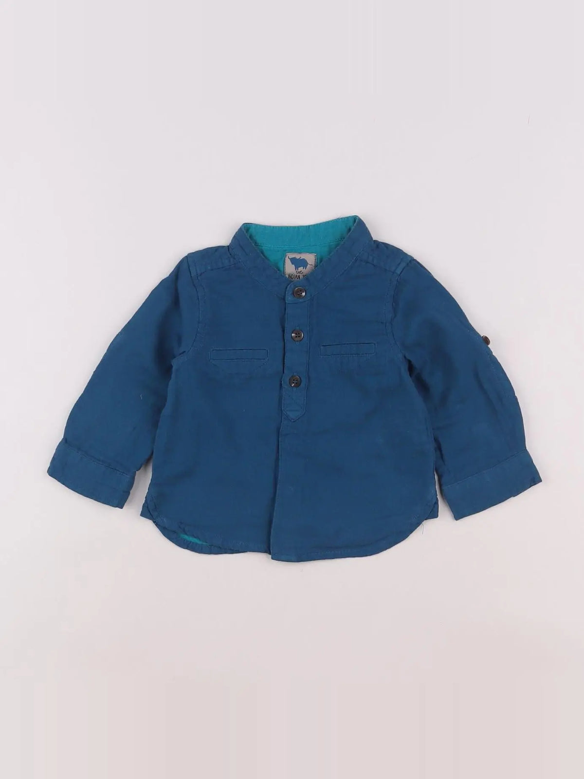Tape à l'oeil - chemise bleu - 12 mois