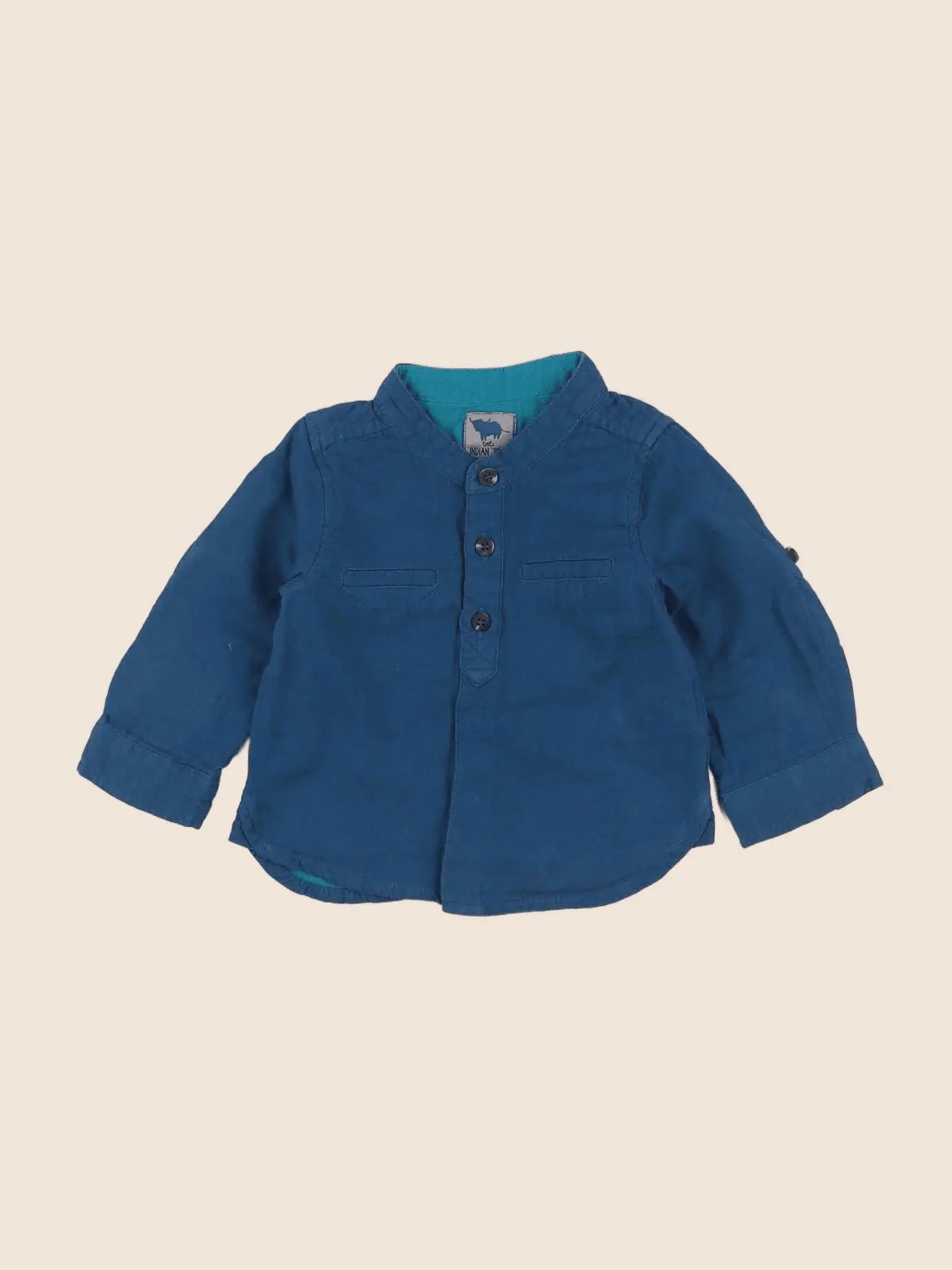 Tape à l'oeil - chemise bleu - 12 mois