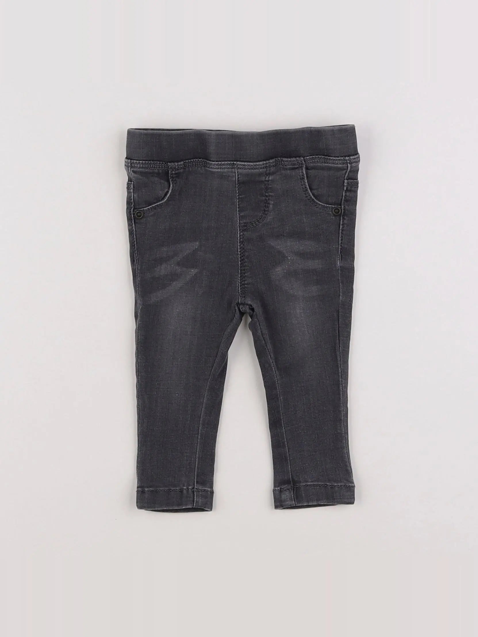 Vertbaudet - jegging gris - 6 mois