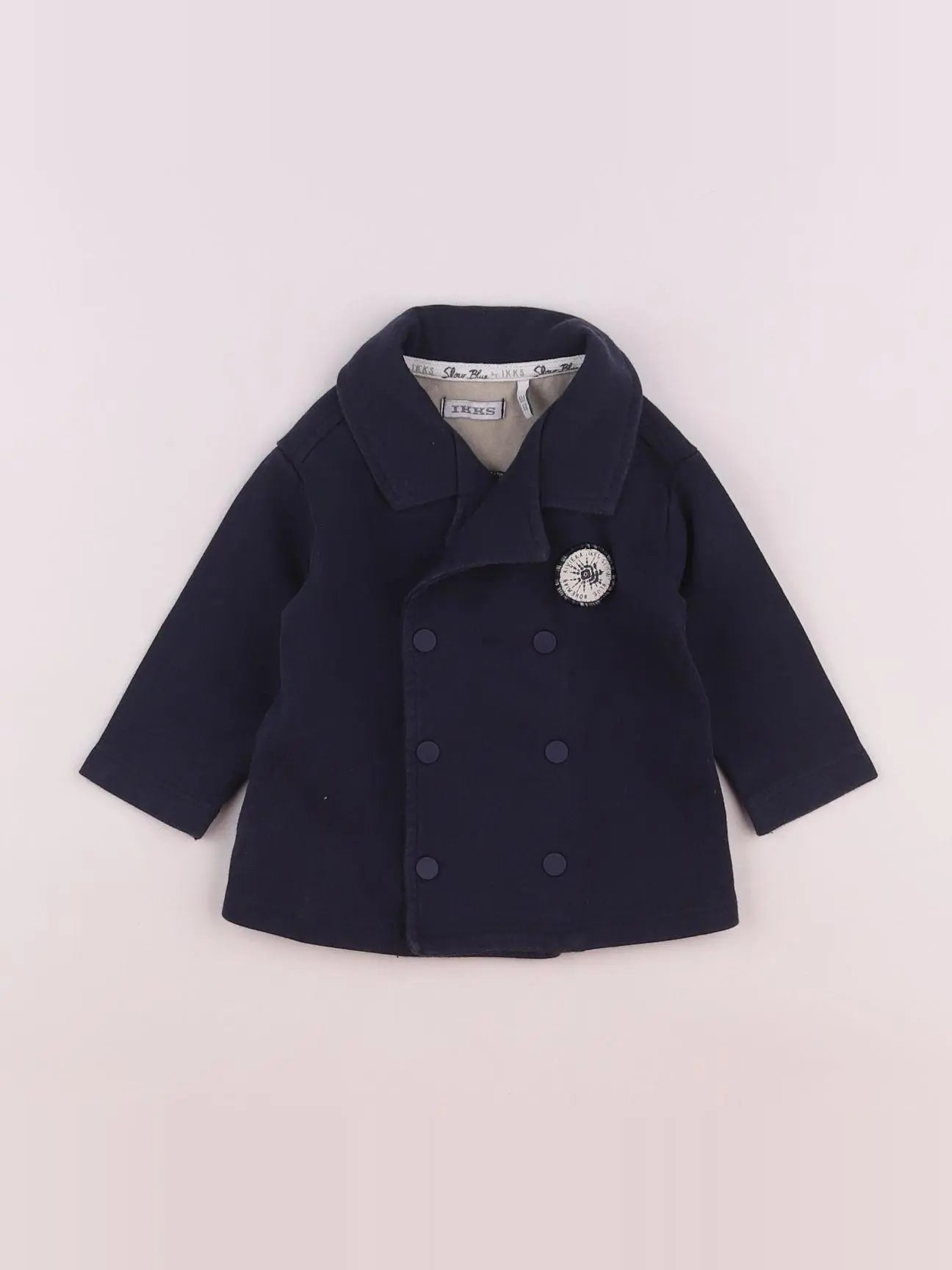 IKKS - veste bleu - 6 mois
