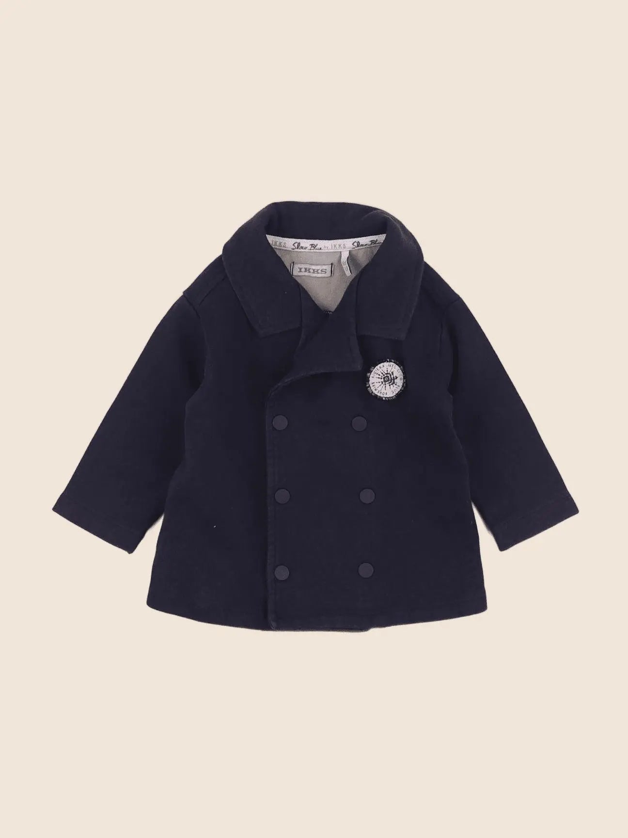IKKS - veste bleu - 6 mois