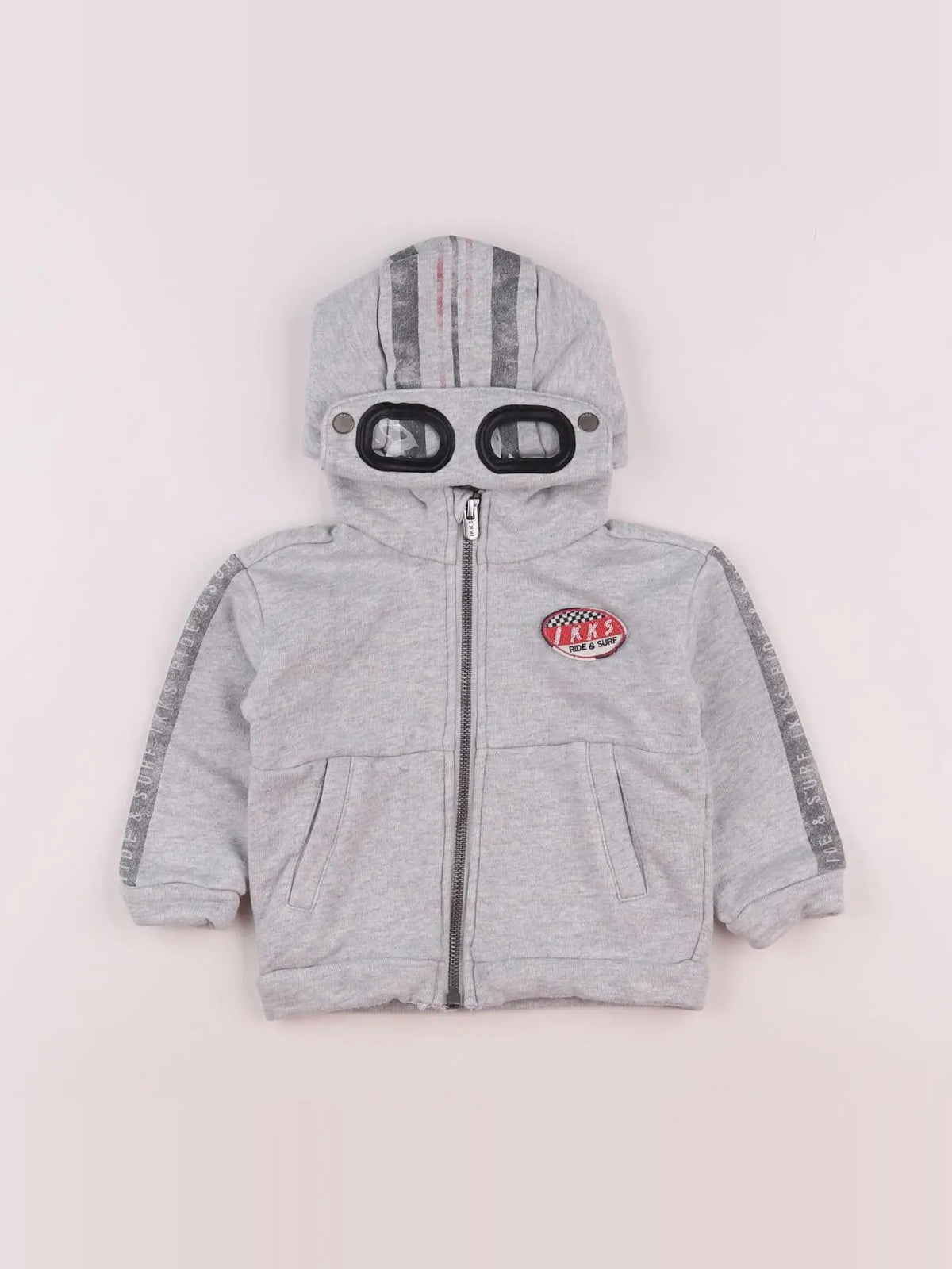 IKKS - sweat gris - 12 mois