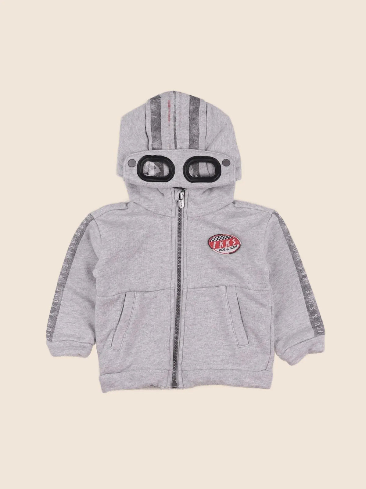 IKKS - sweat gris - 12 mois