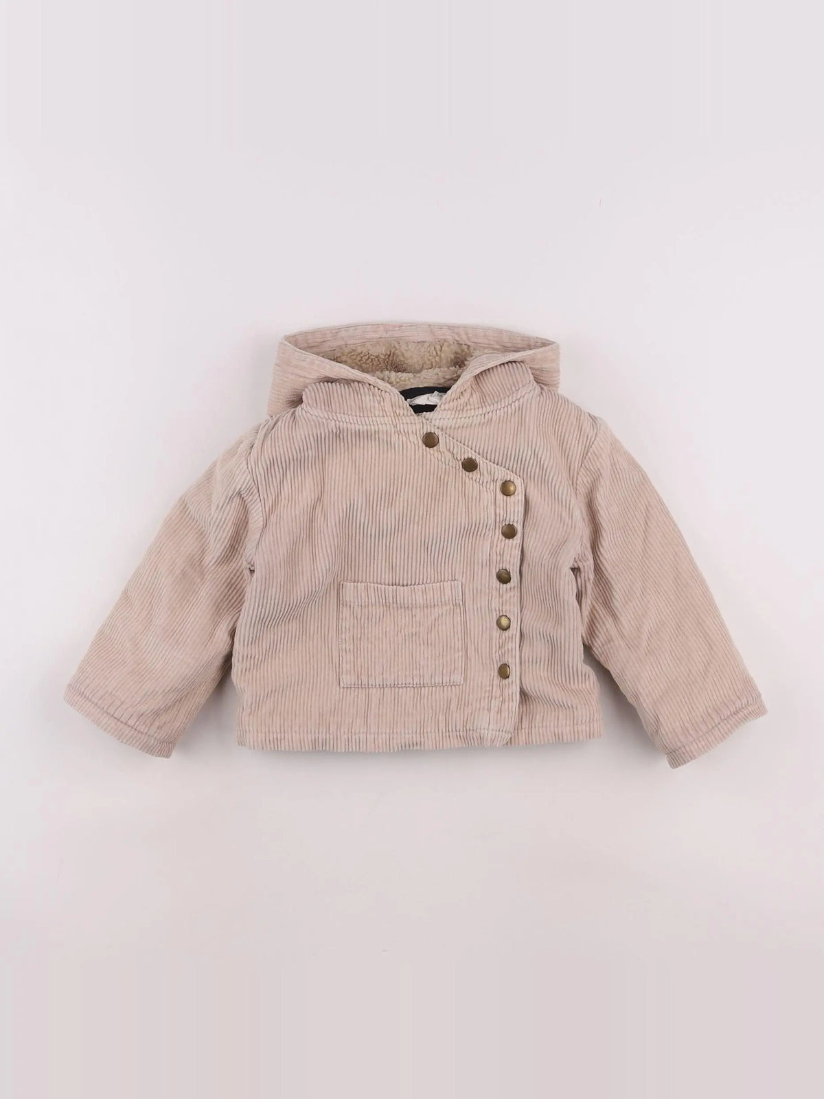 Louis Louise - veste doublé rose - 18 mois