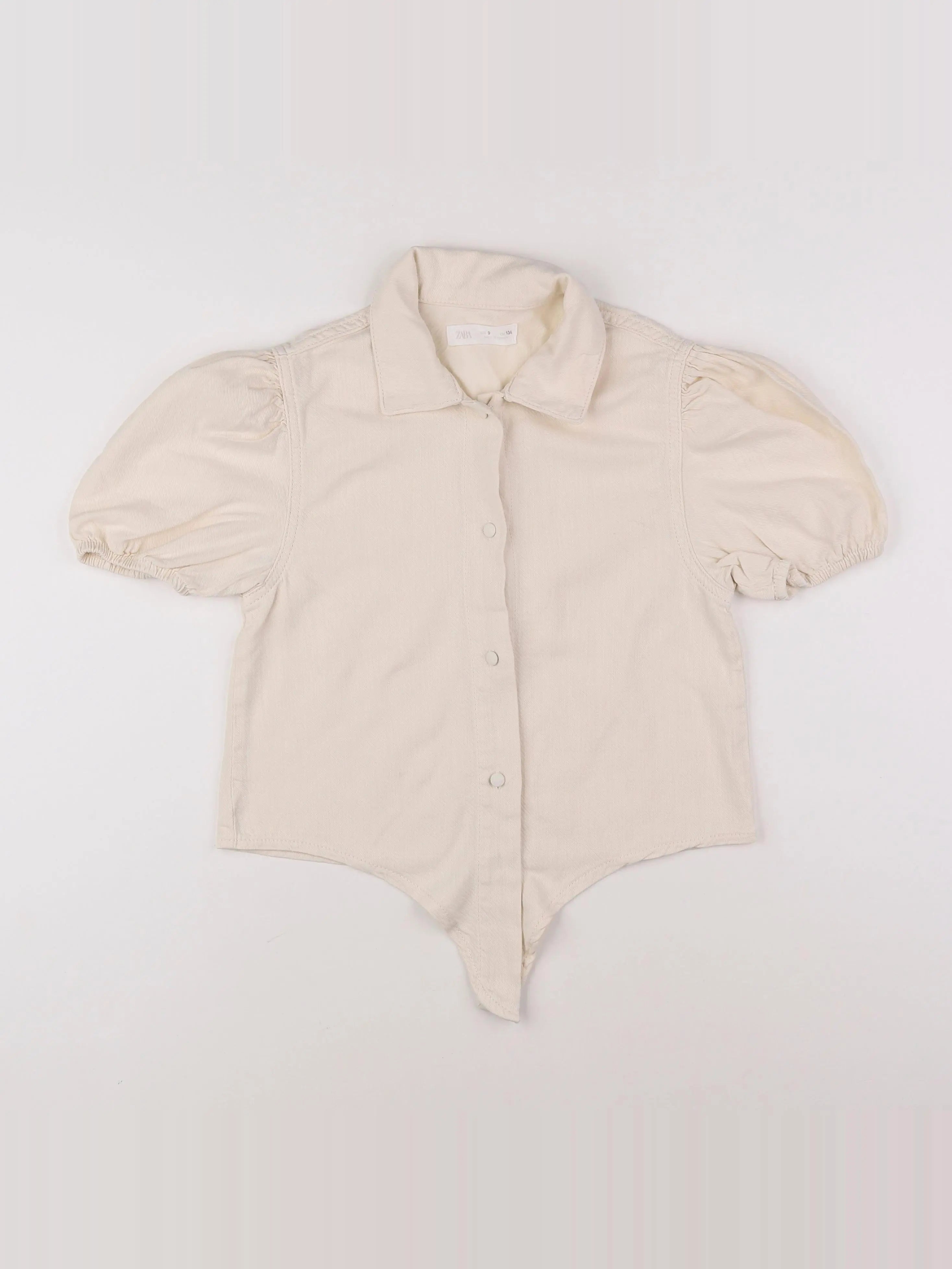 Zara - blouse beige - 9 ans