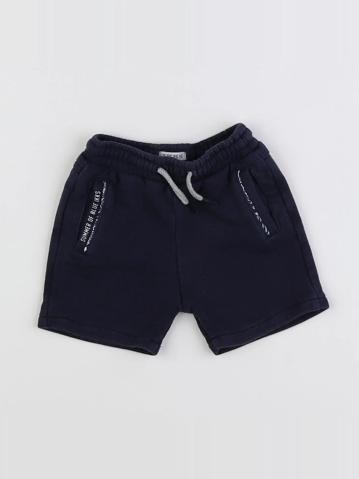 IKKS - short bleu - 3 mois