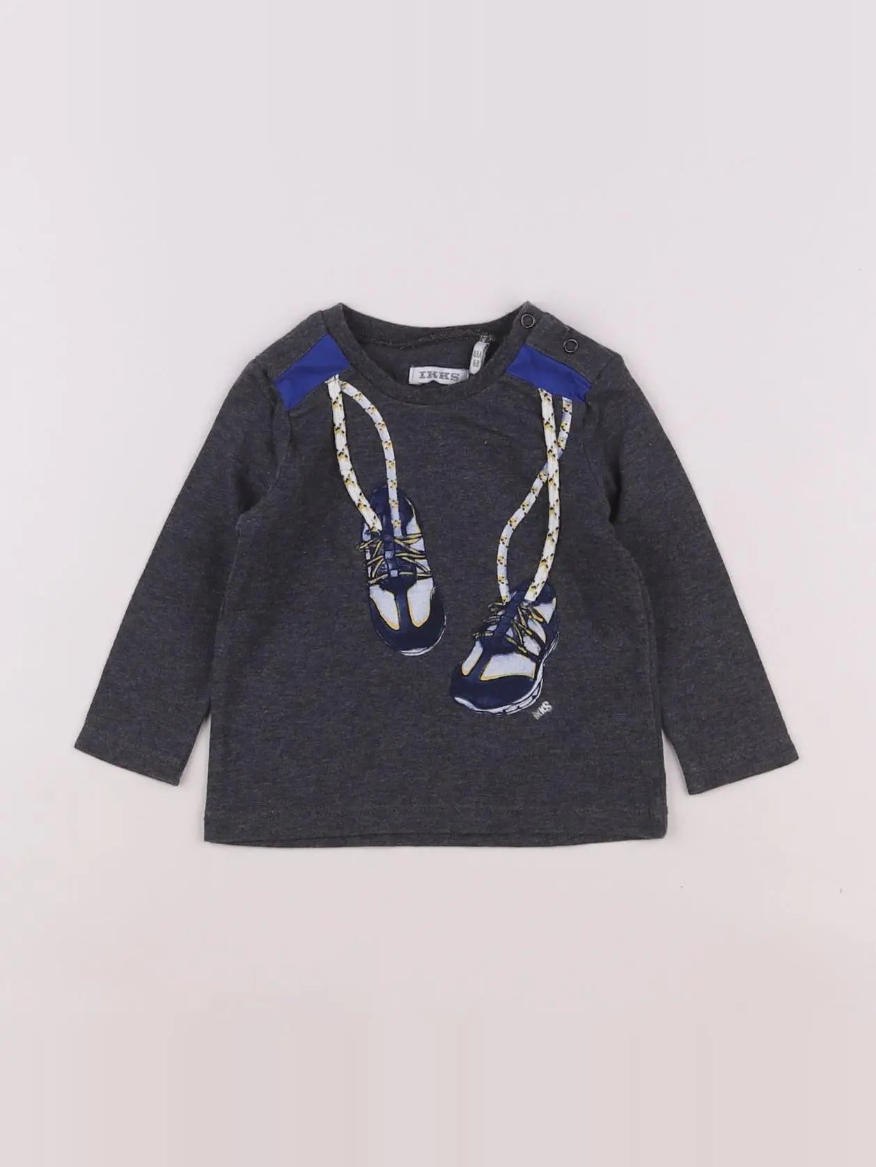 IKKS - tee-shirt gris - 6 mois