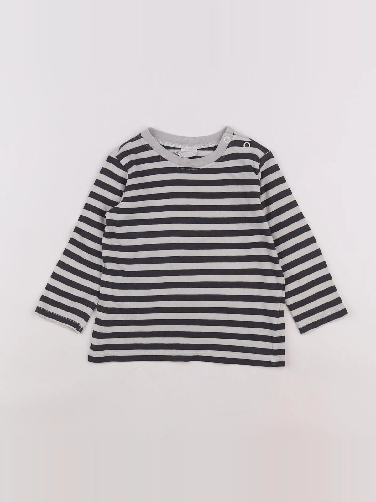 H&M - tee-shirt gris - 9/12 mois