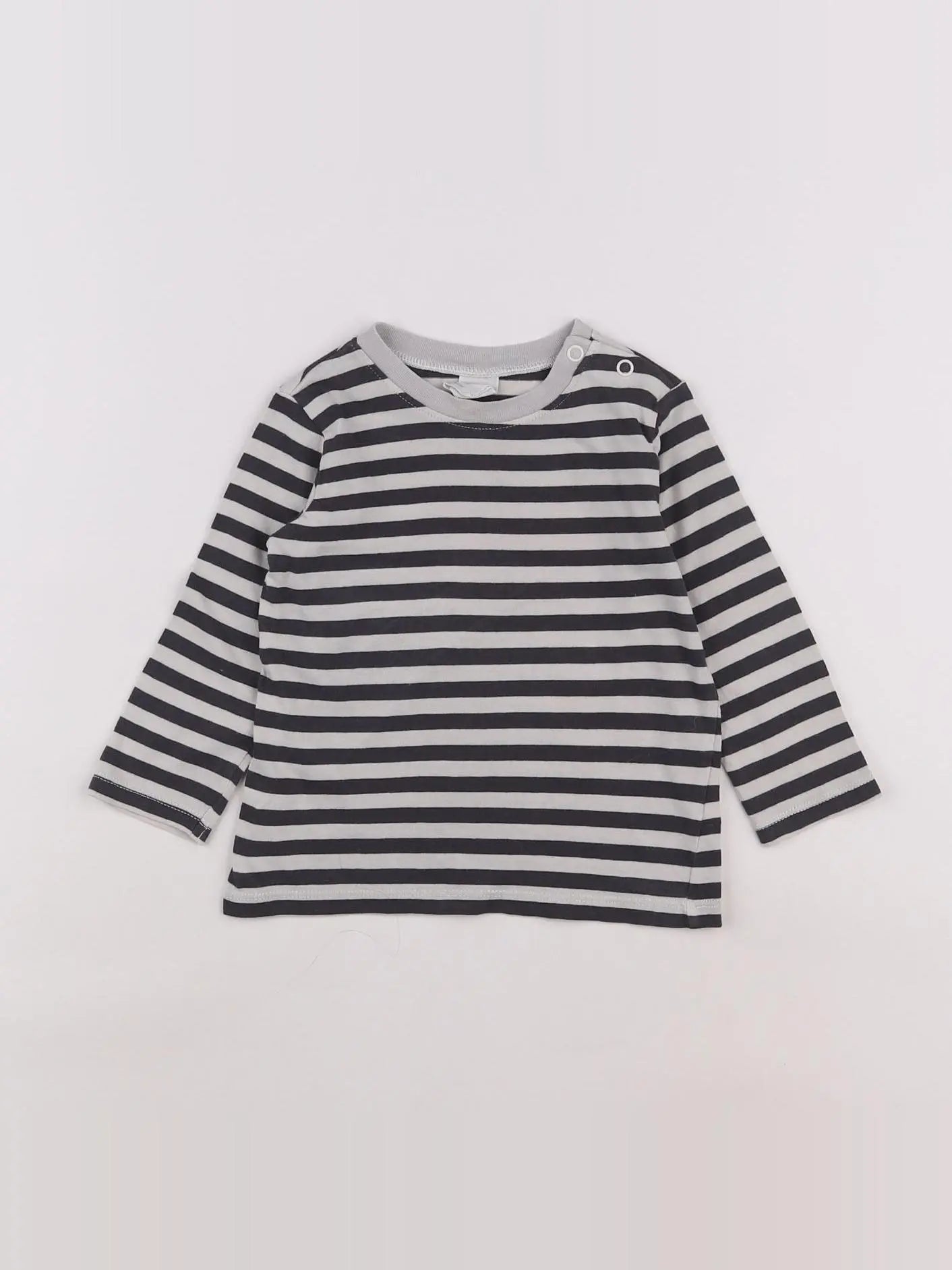H&M - tee-shirt gris - 9/12 mois