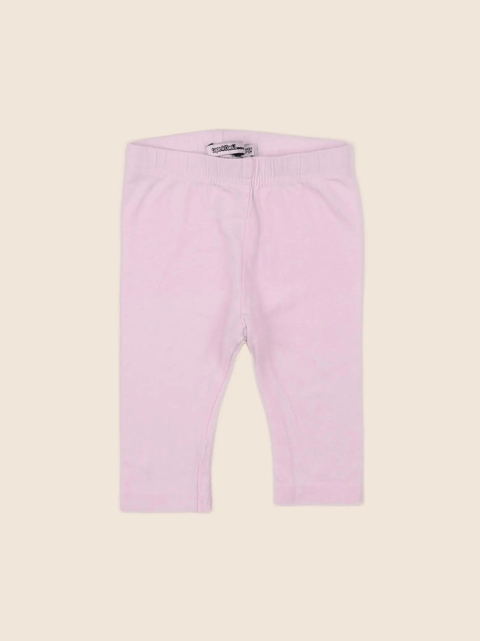 Tape à l'oeil - legging rose - 6 mois