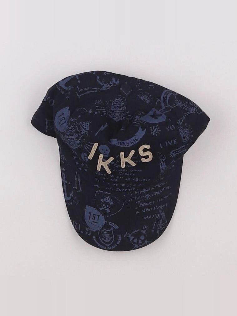 IKKS - casquette bleu - 10 ans