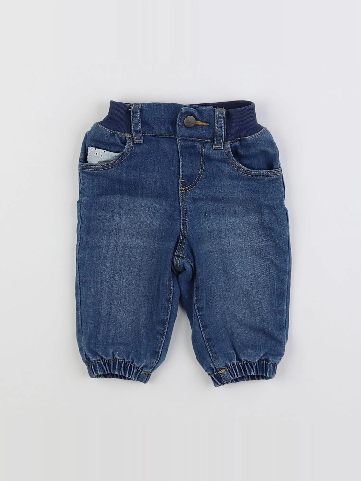 H&M - jean bleu - 3 mois