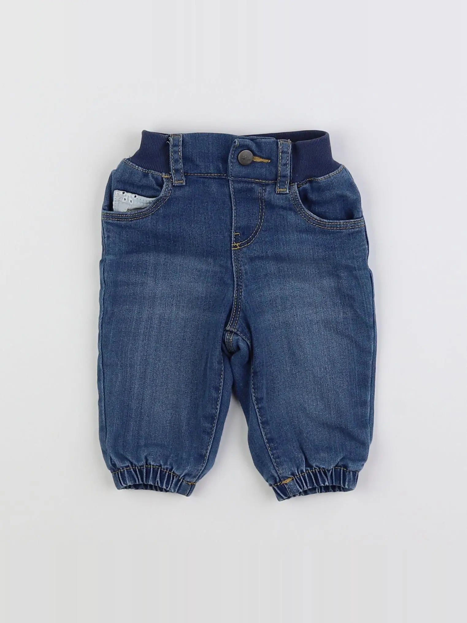 H&M - jean bleu - 3 mois