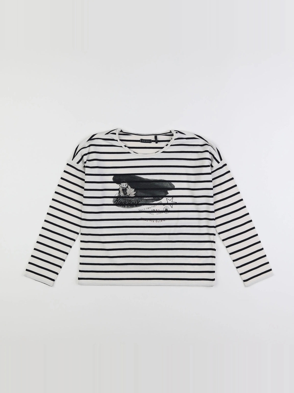IKKS - tee-shirt blanc - 8 ans