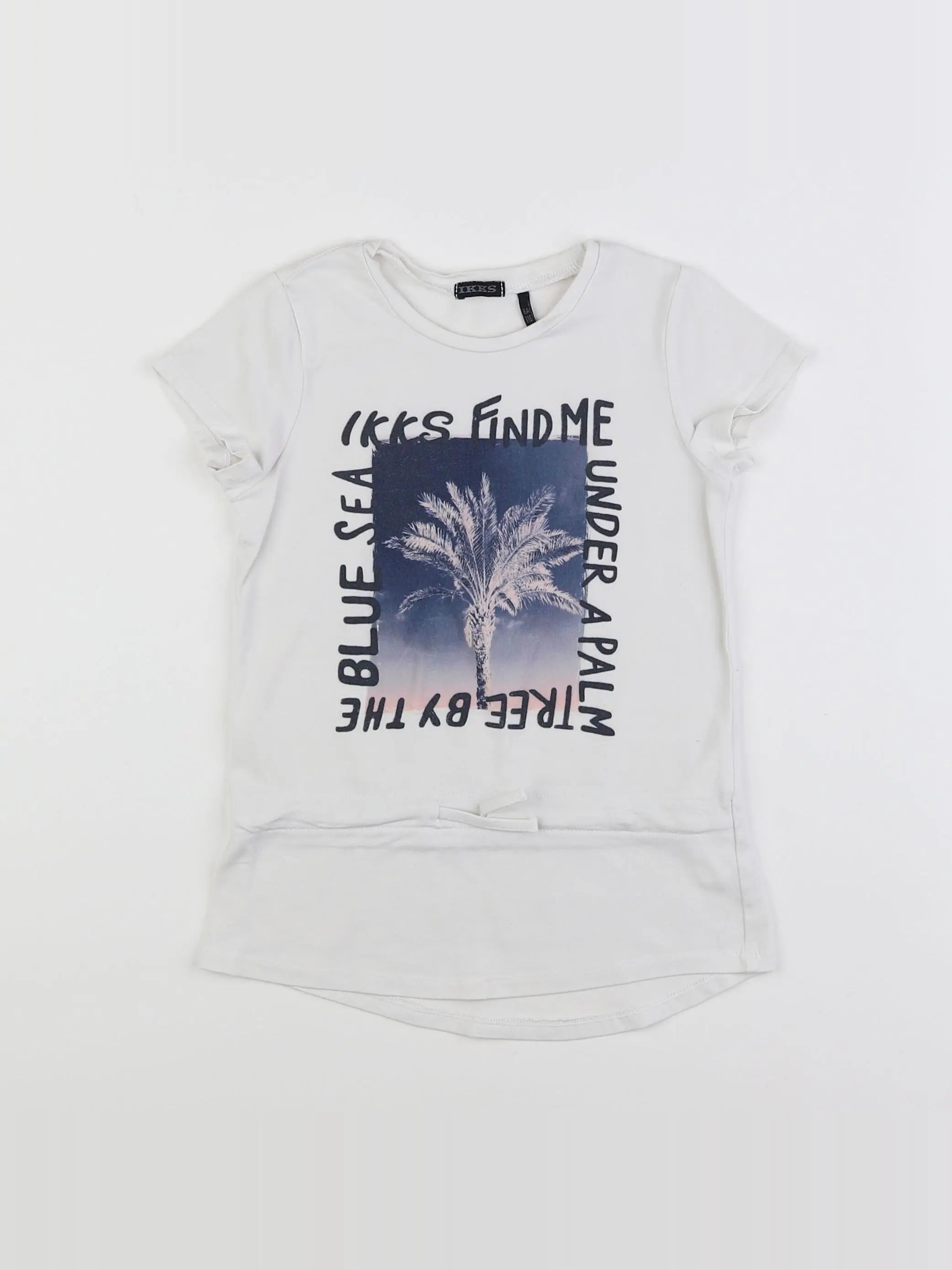 IKKS - tee-shirt blanc - 6 ans