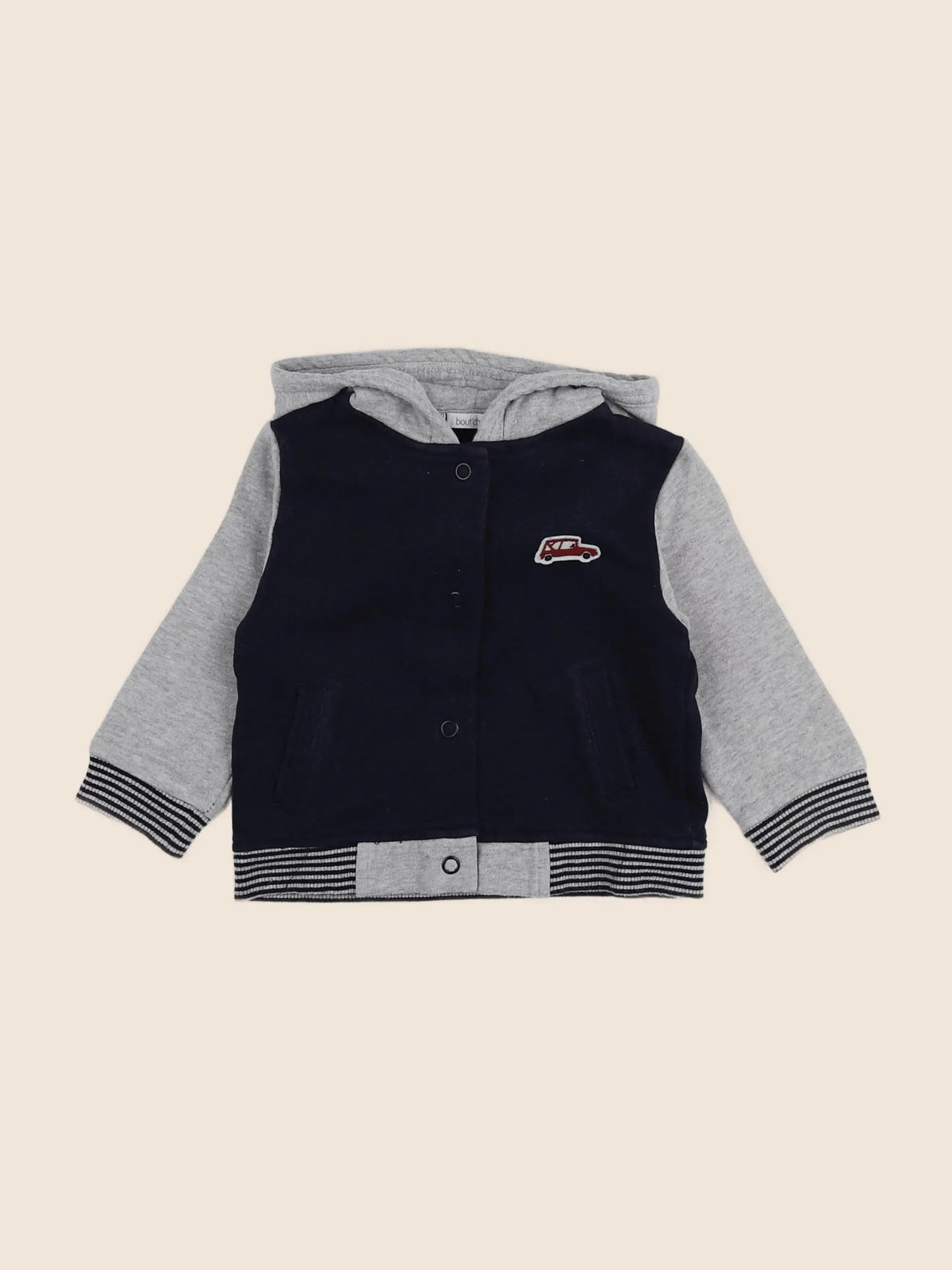 Boutchou - sweat bleu - 9 mois