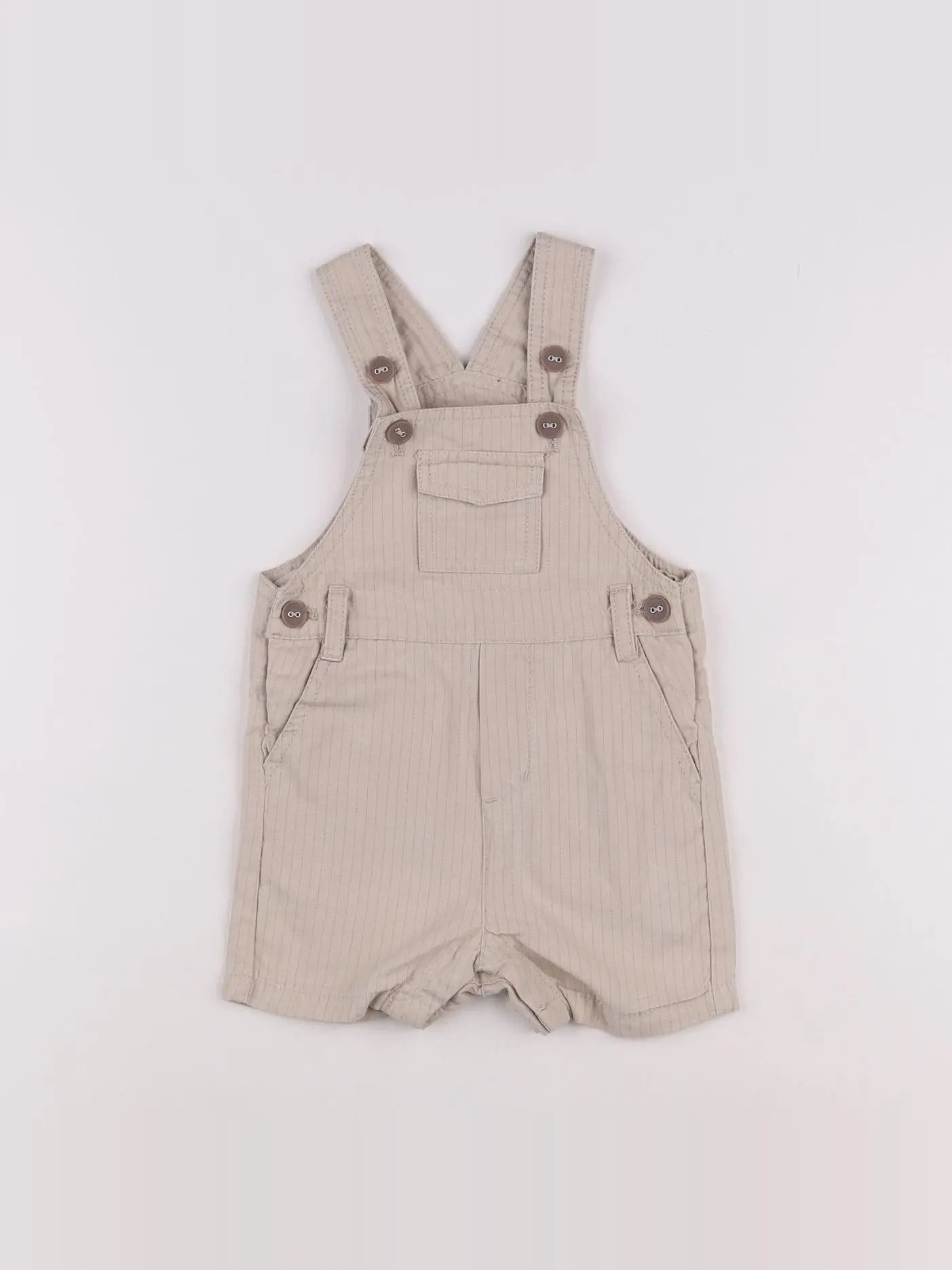 Jacadi - salopette beige - 6 mois