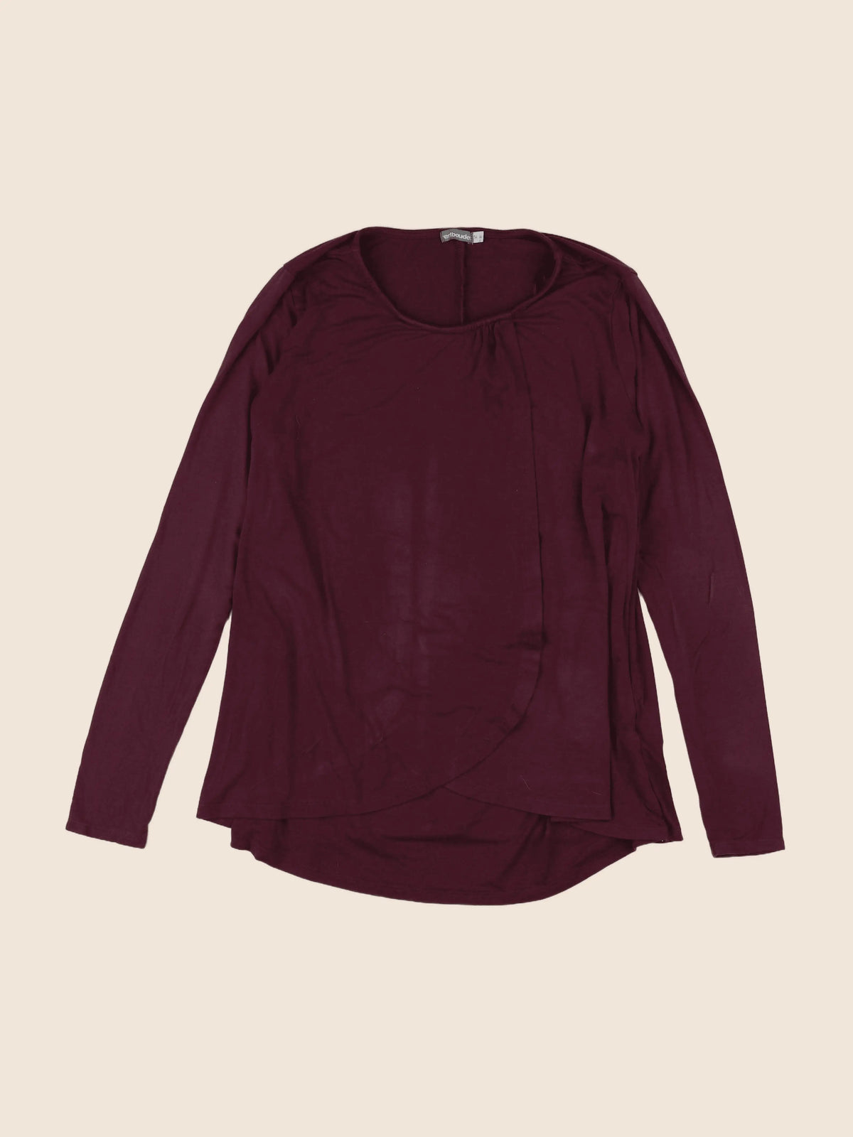 Vertbaudet - tee-shirt grossesse, allaitement rouge - 34 à 36
