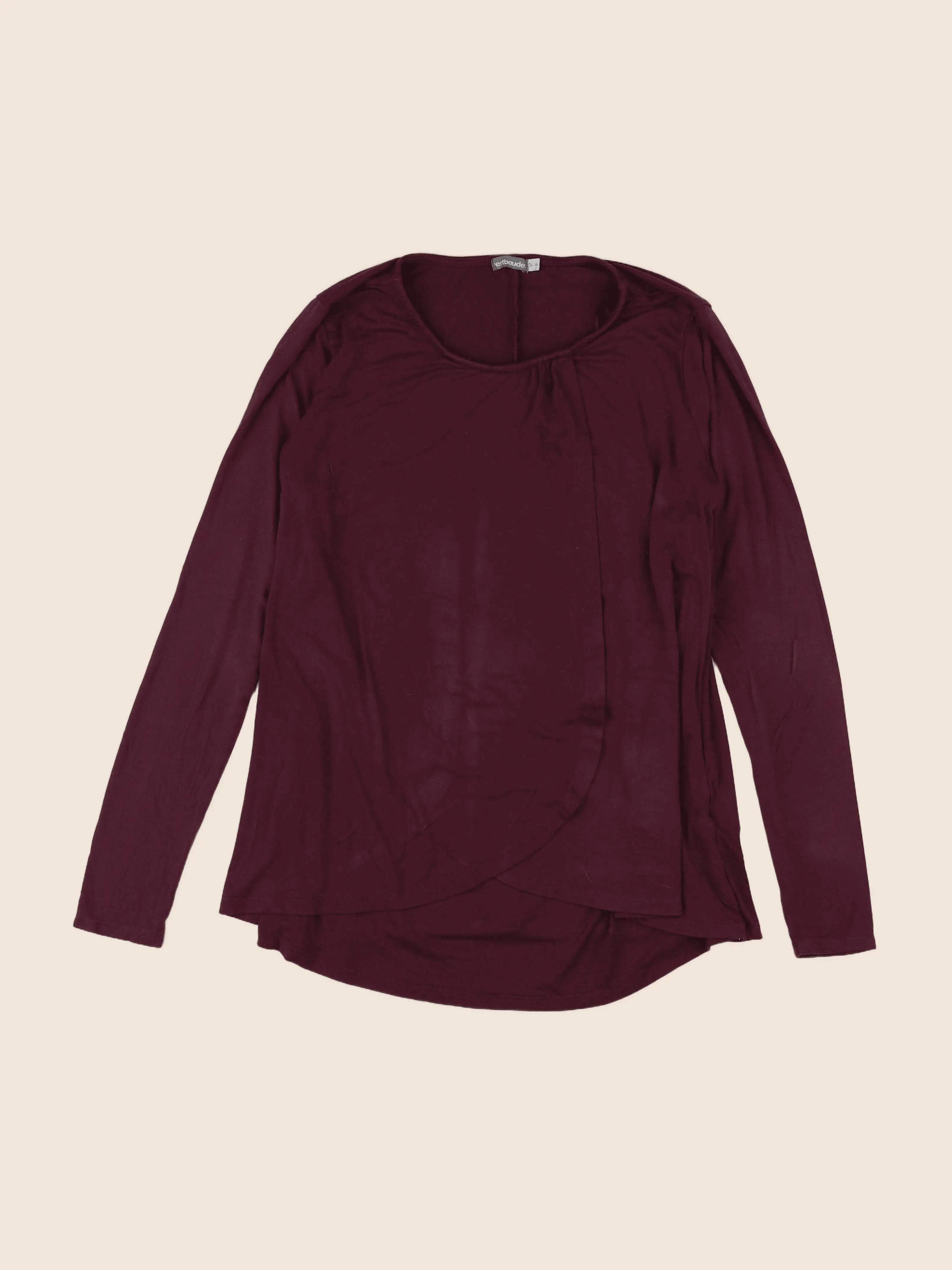 Vertbaudet - tee-shirt grossesse, allaitement rouge - 34 à 36