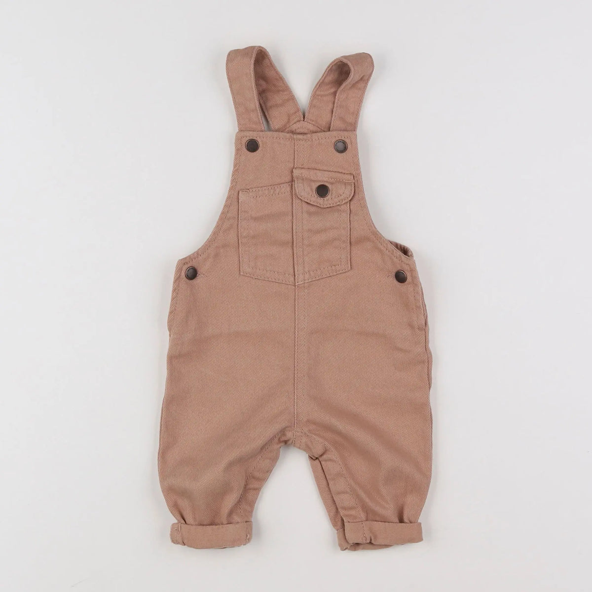 Vertbaudet - salopette marron - 3 mois