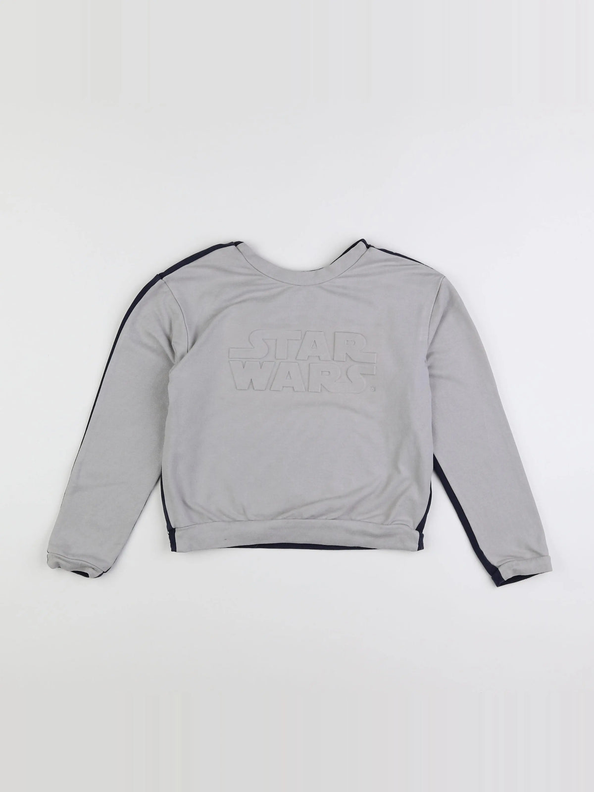 IKKS - sweat imprimé au dos gris - 10 ans